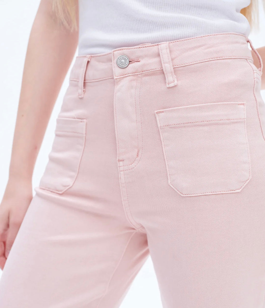 Bayeas High Rise Patch Pocket Jean