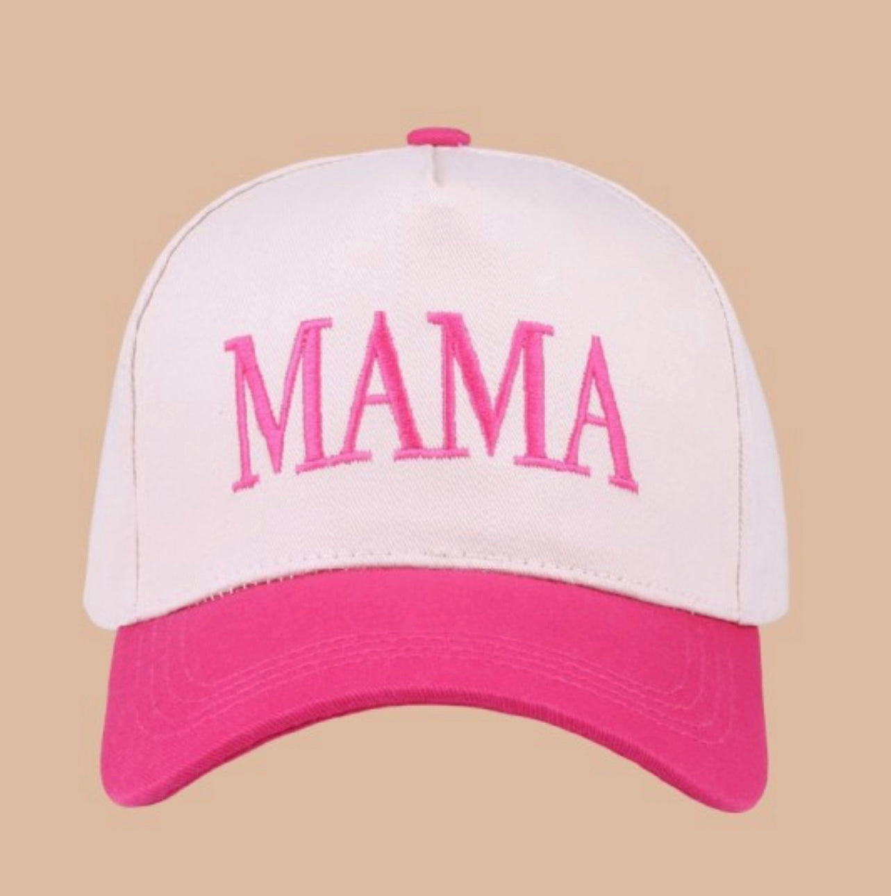 MAMA Embroidered Two Tone Hat