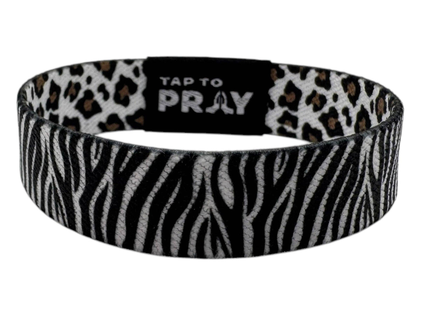 Tap To Pray™ Wristbands - Safari Zebra