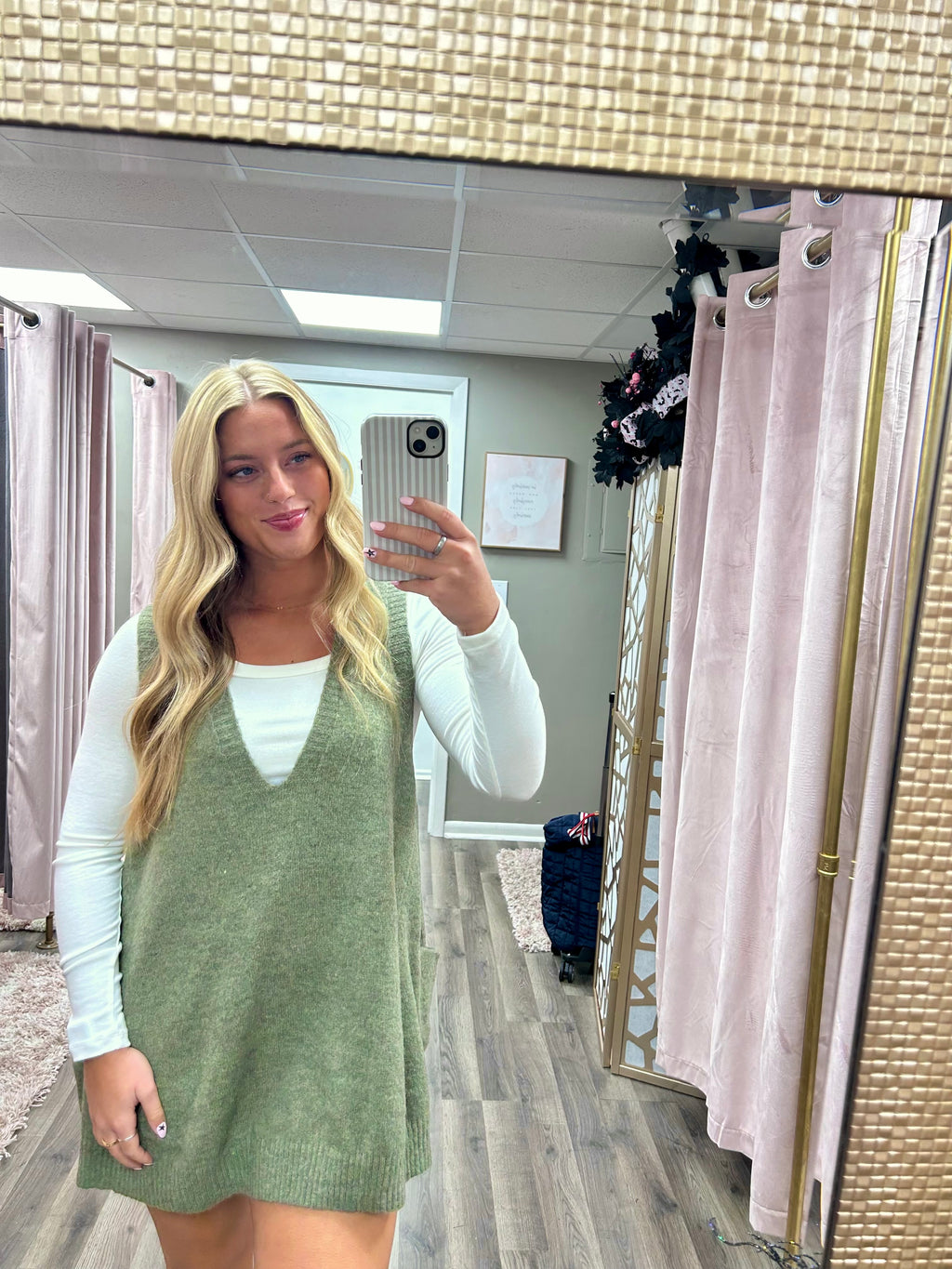 V Neck Oversized Sweater Vest