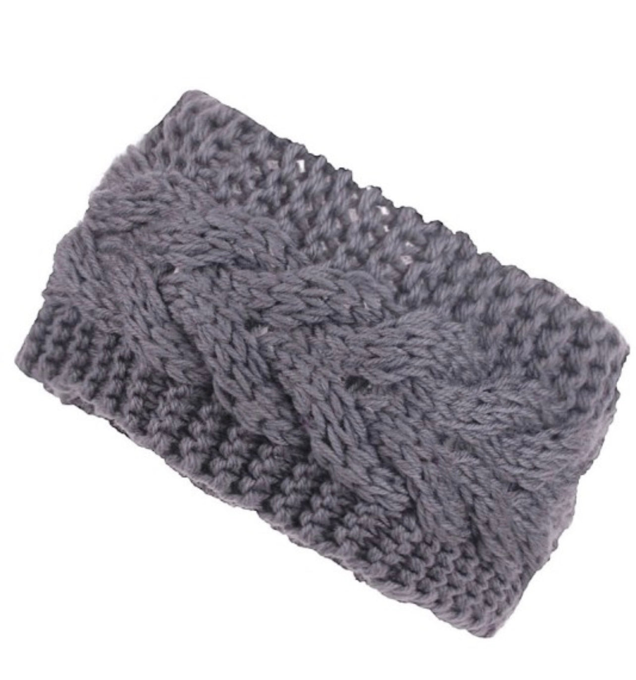 Crochet Knitted Headband Warmer