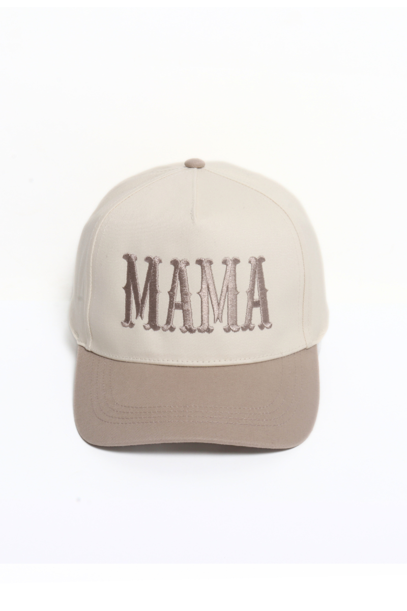 MAMA Embroidered Two Tone Hat