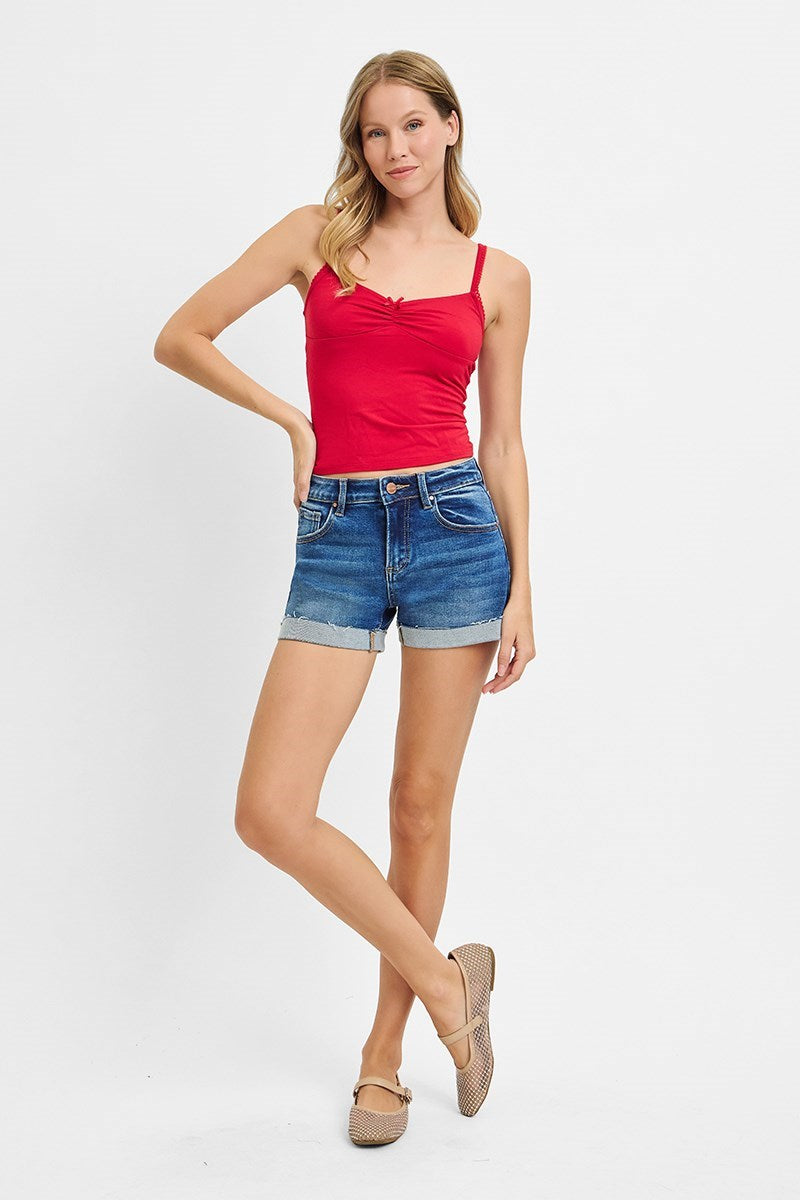 Risen Low Rise Cuffed Shorts
