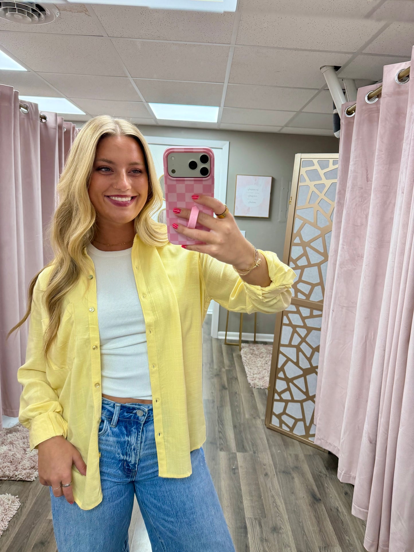 Long Sleeve Lightweight Button Down