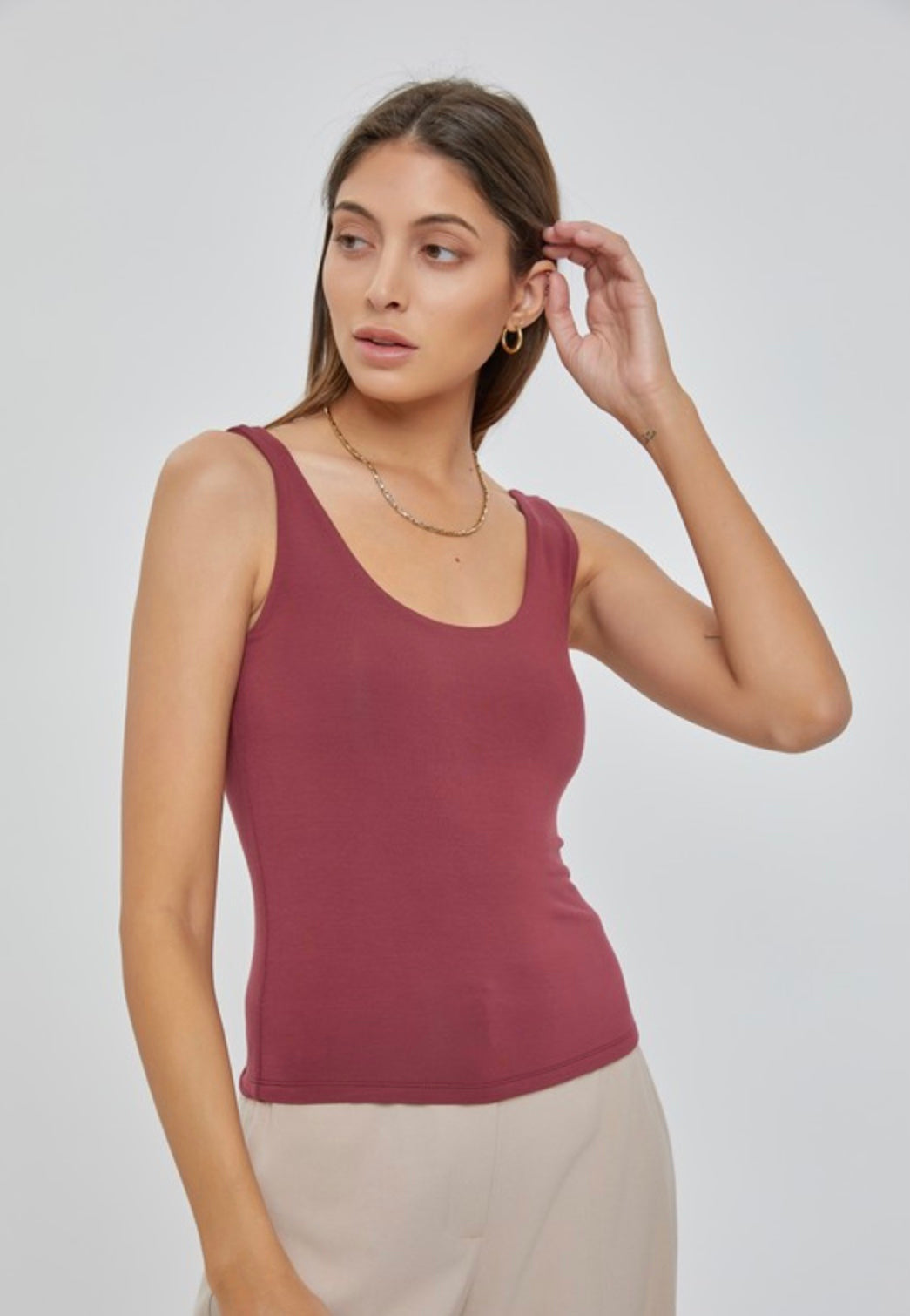 Butter Scoop Neck Tank