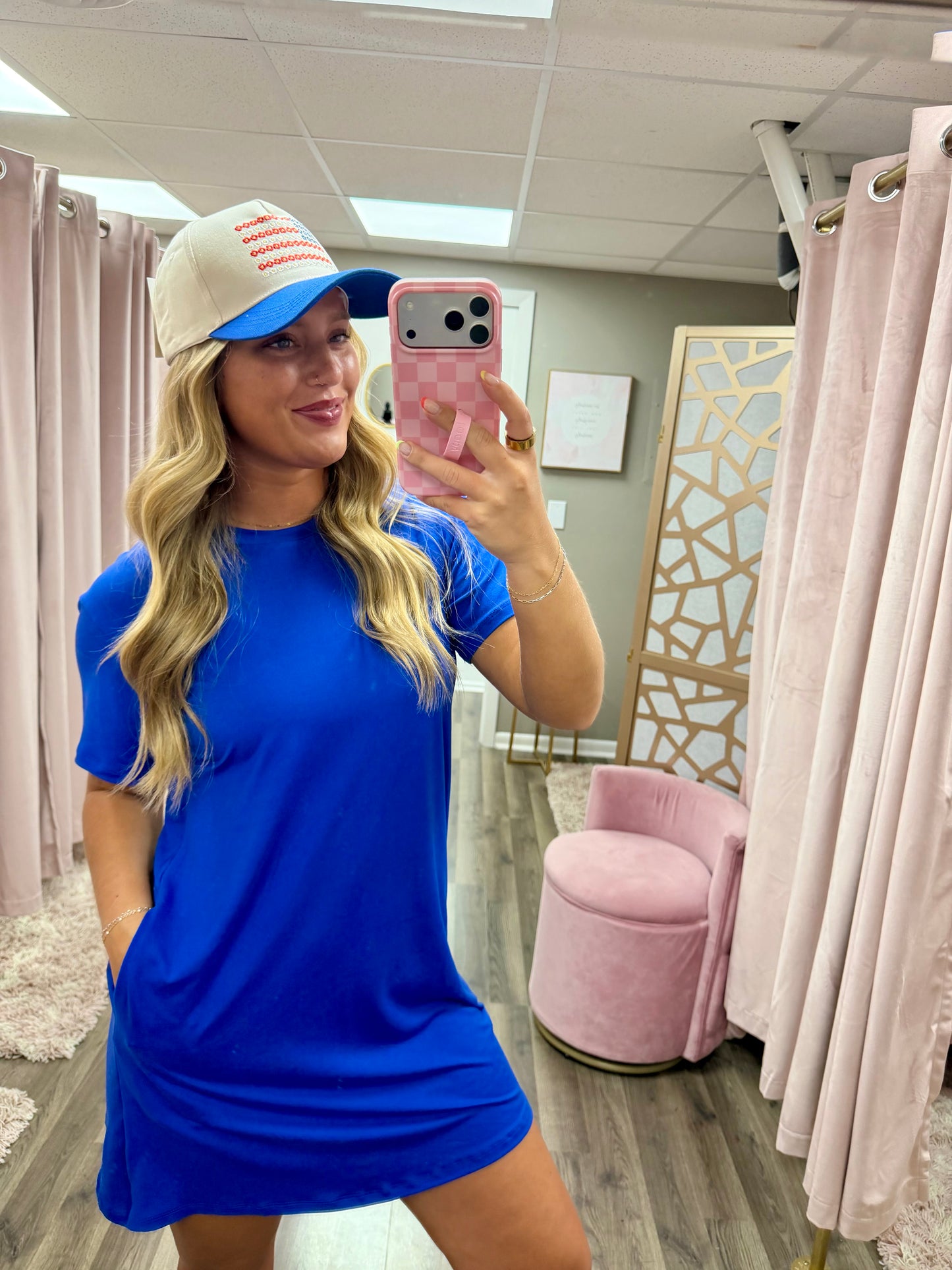 T-Shirt Dress W/ Pockets