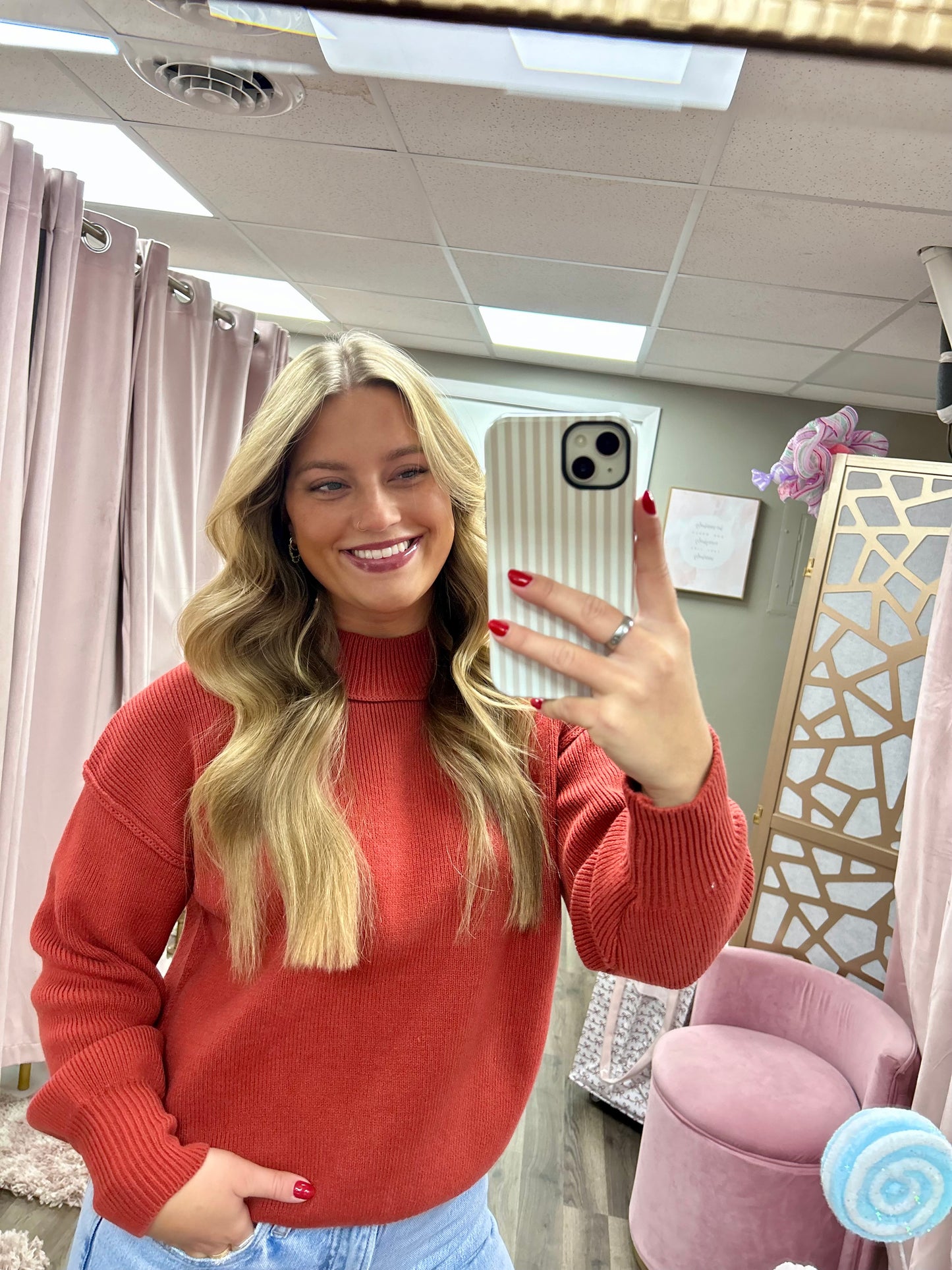 Thickband Drop Shoulder Sweater