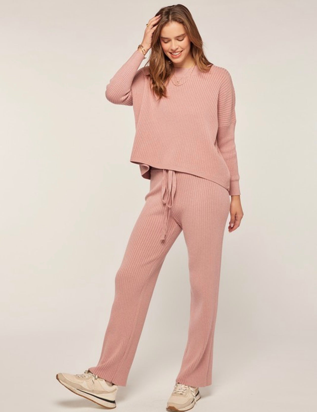 Ribbed Texture Sweater Pant