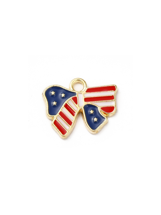 All-American Girl Bow Charm