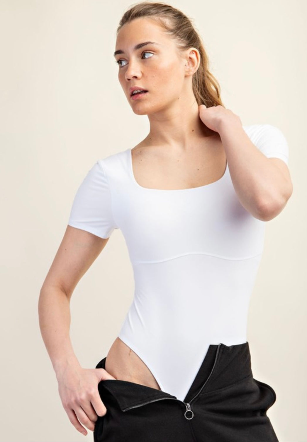 Short Sleeve Butter Bodysuit