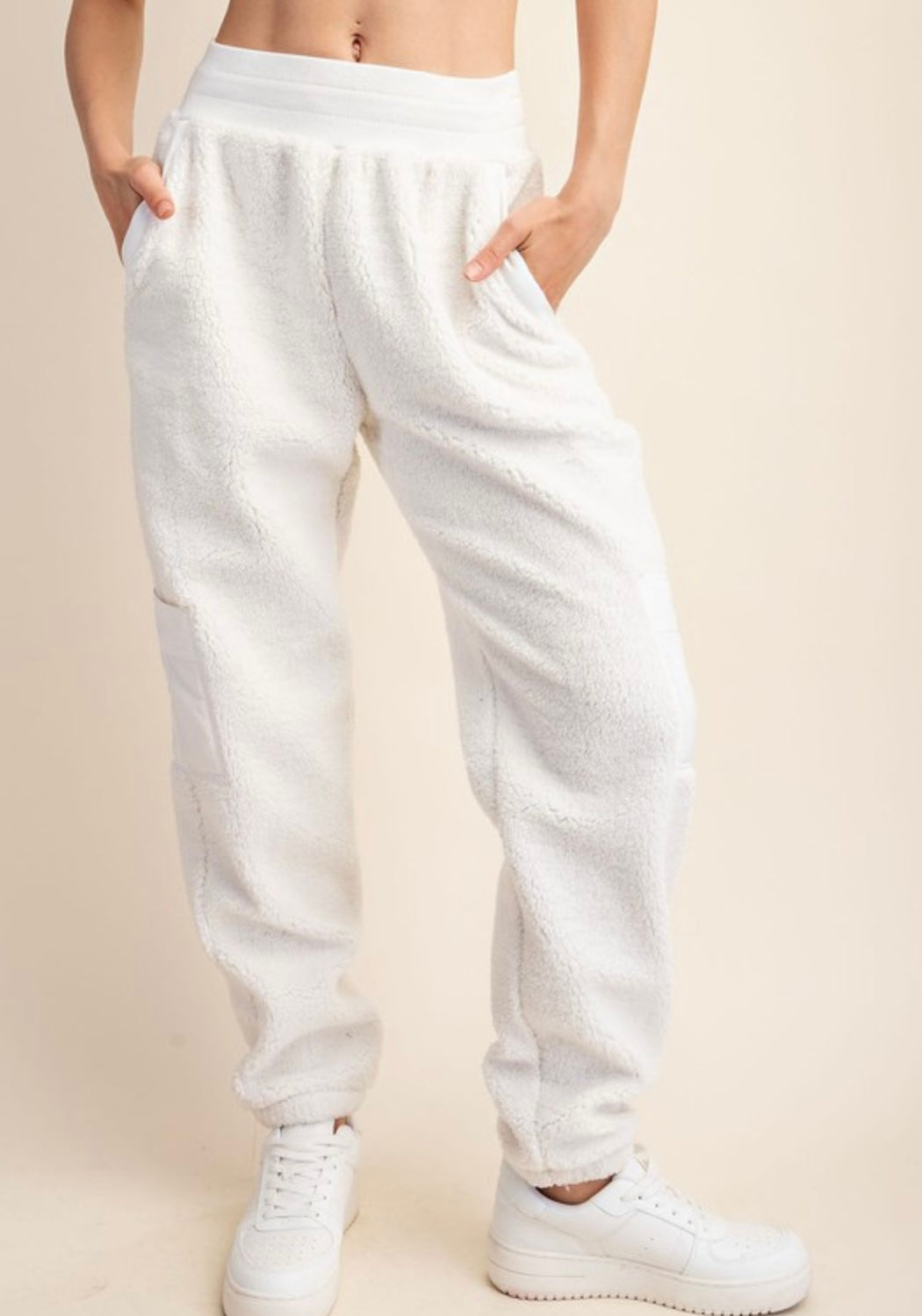 Sherpa Cargo Sweatpants