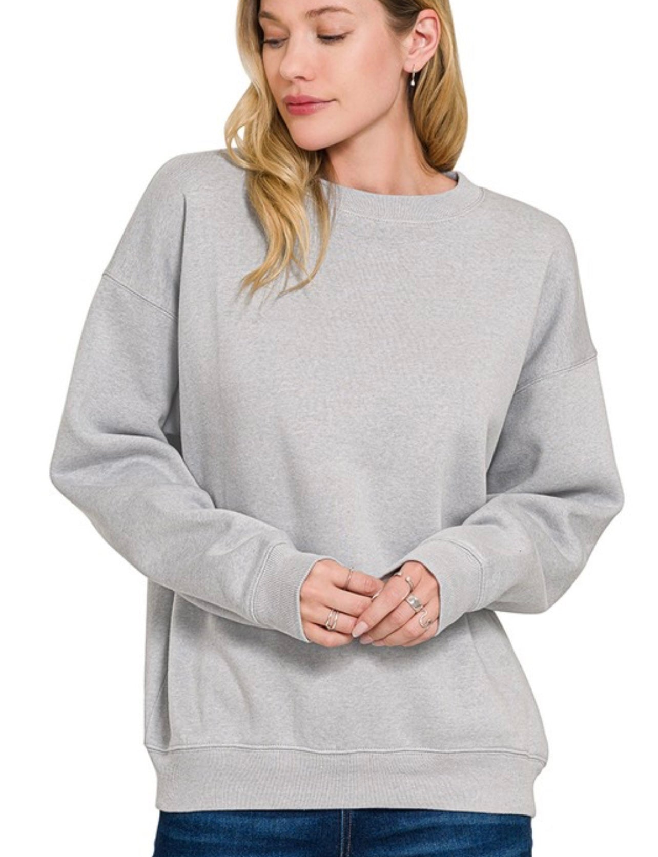 Fleece Crewneck Pullover