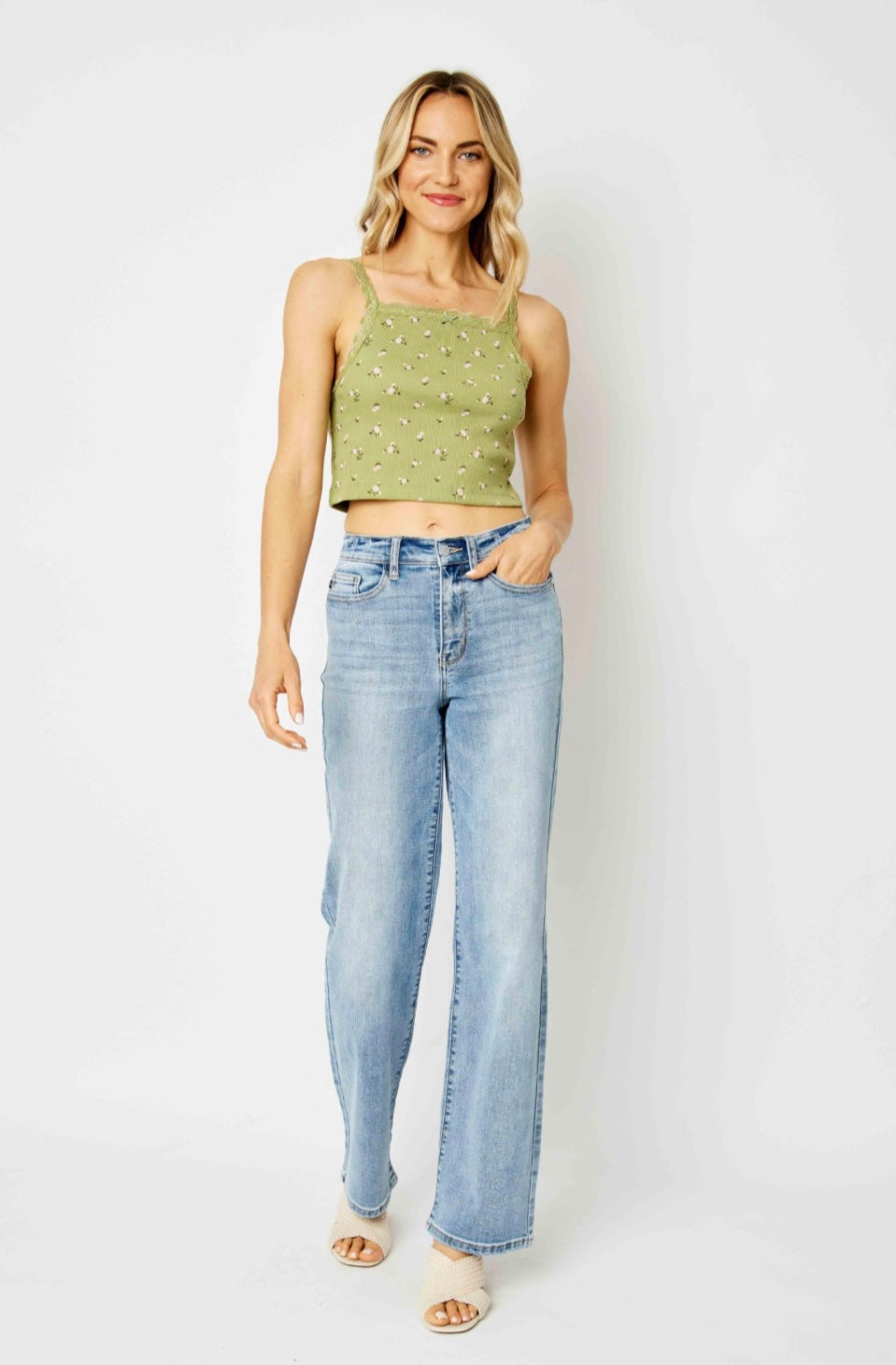 Judy Blue HW Straight Leg Jean