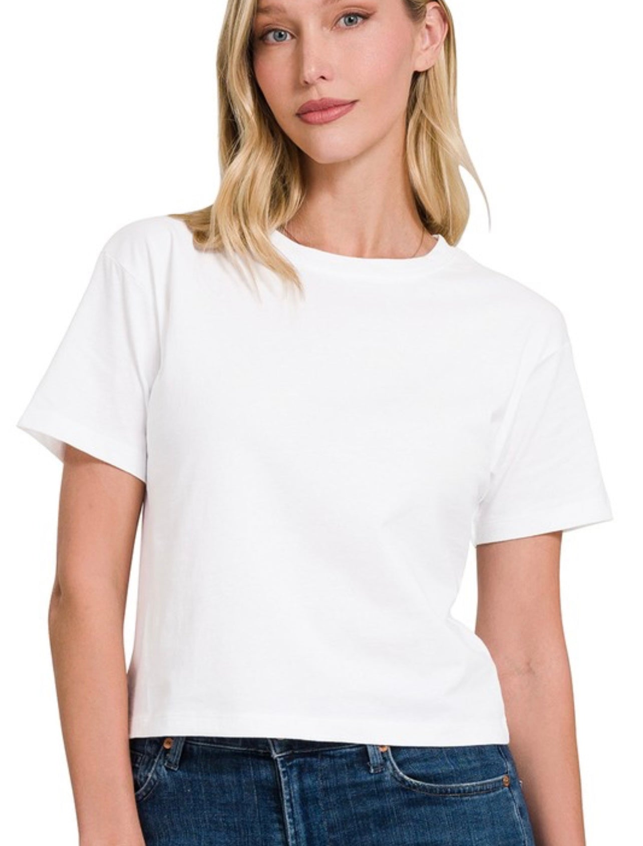 Cotton Crew Short Sleeve Tee