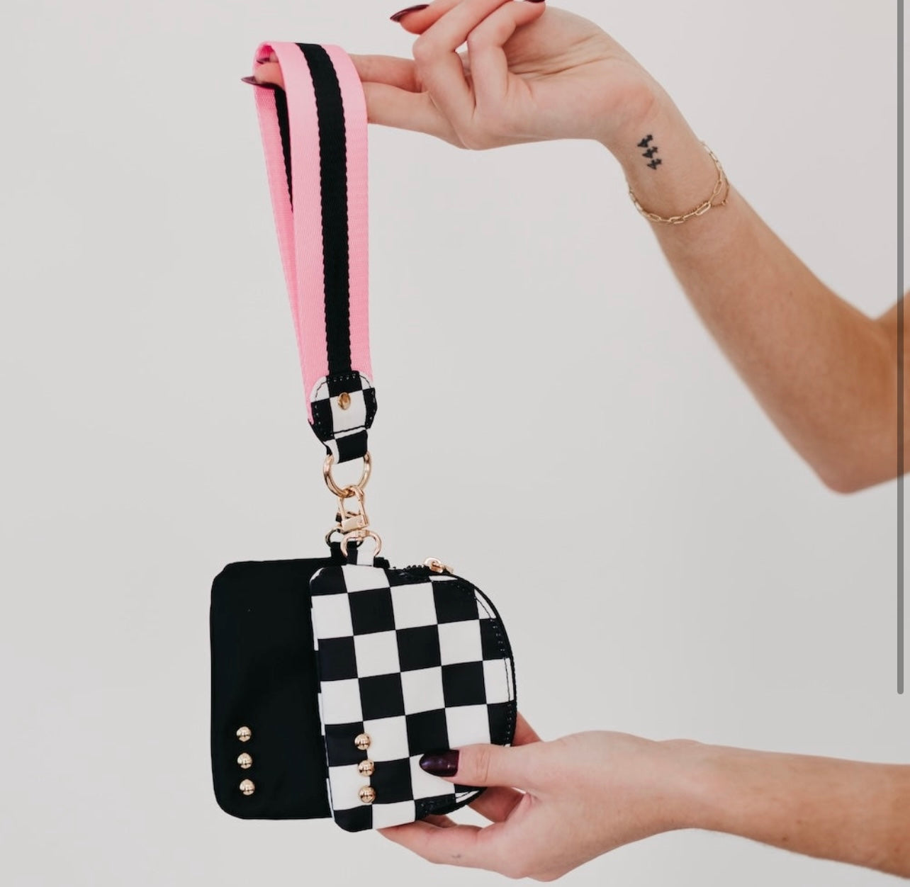 Dual Pouch Wristlet