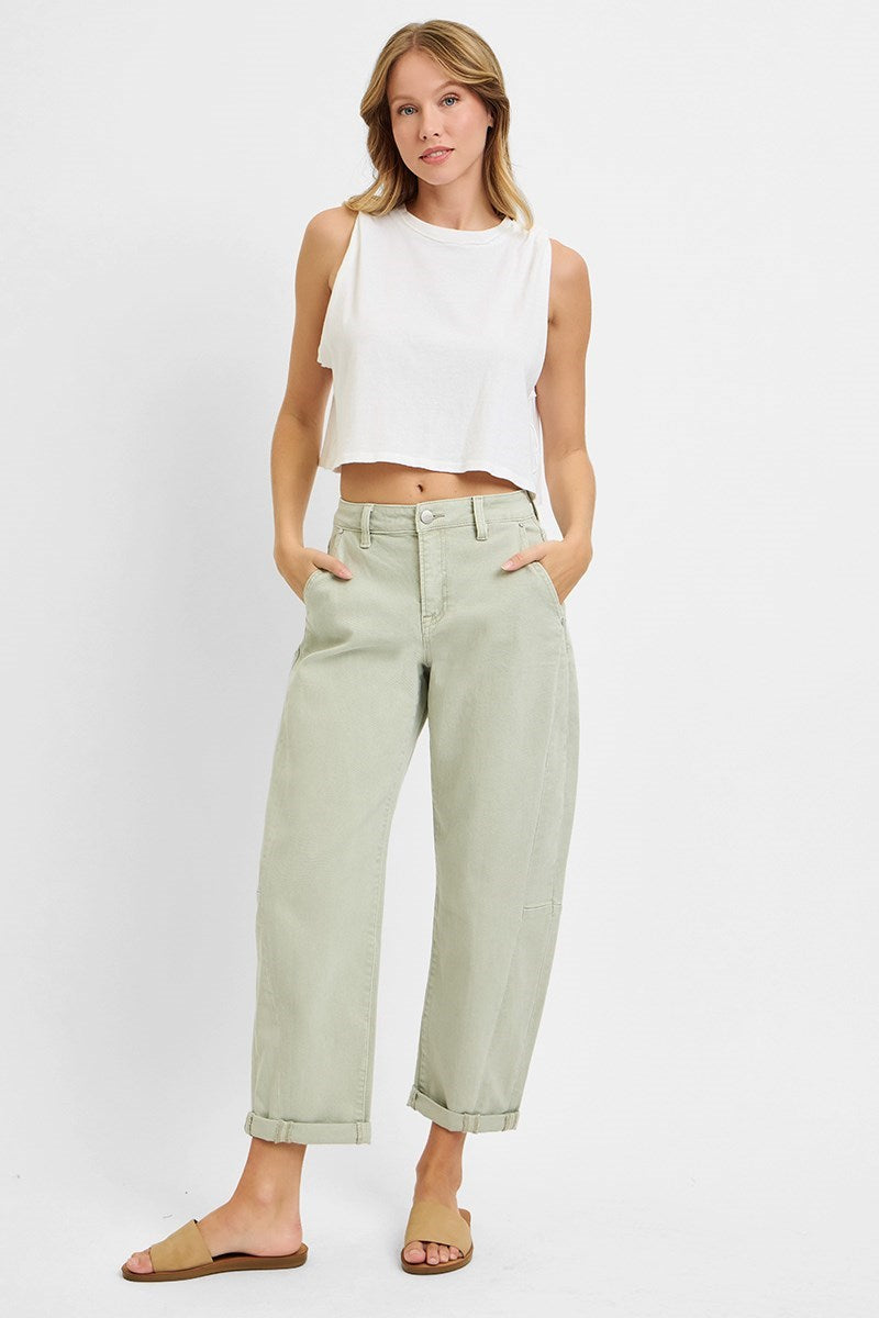 Risen Relaxed Barrel Cuffed Pant