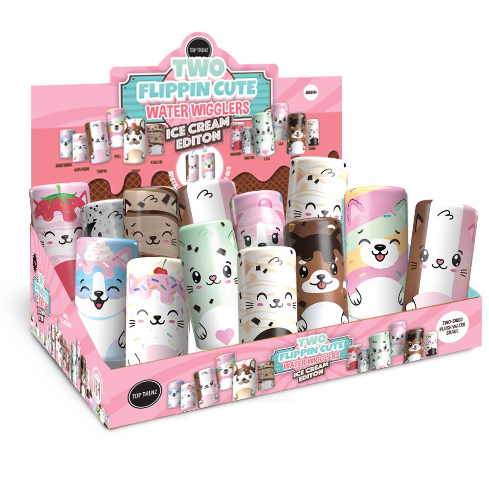 Two Flippin' Cute - Plush Water Wigglers Ice Cream Edition