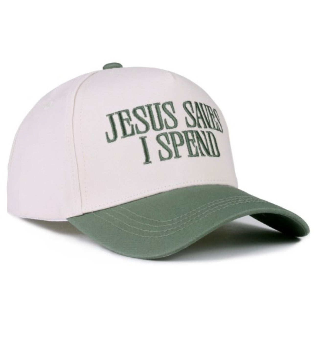 Jesus Saves I Spend Hat
