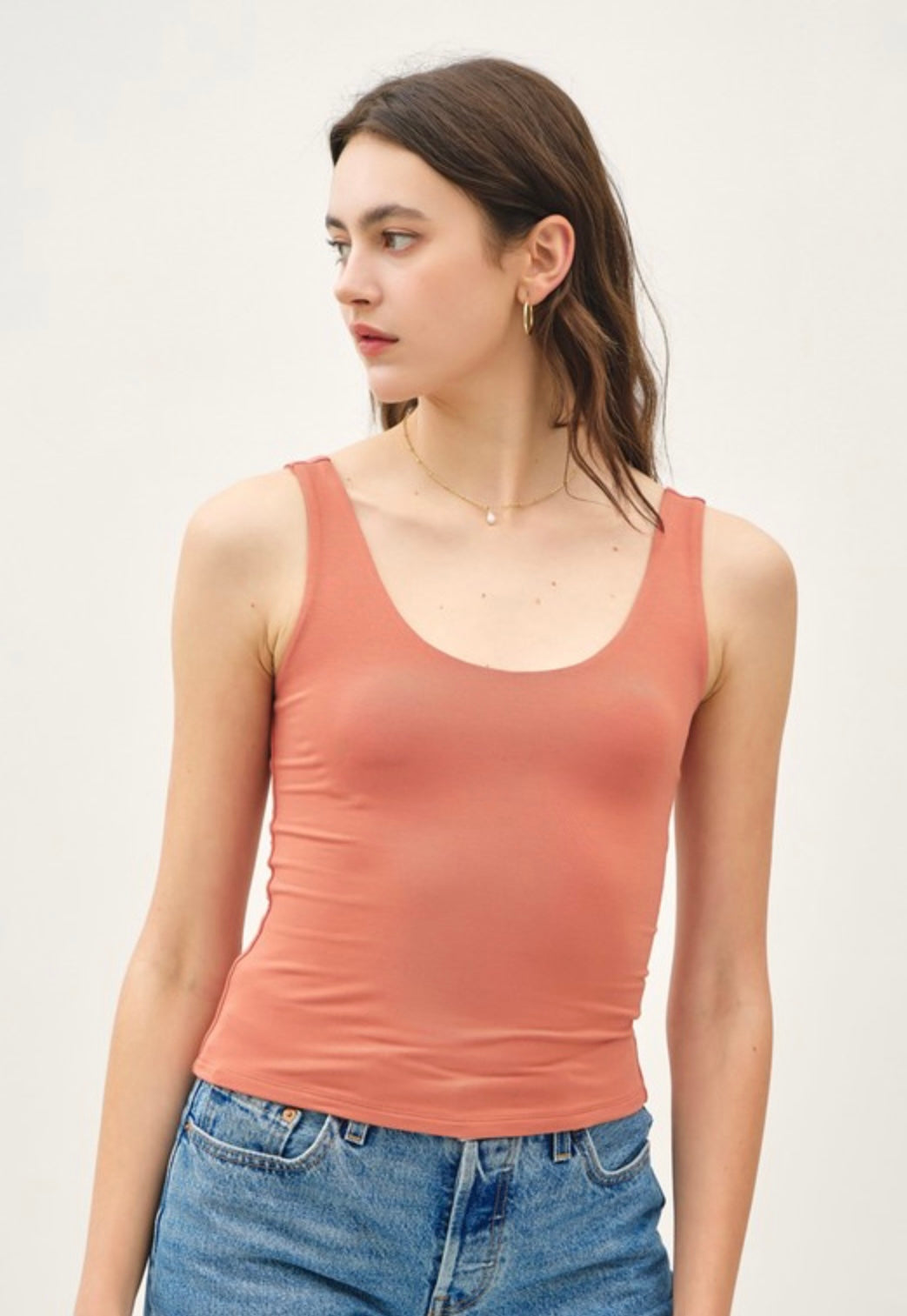 Butter Scoop Neck Tank