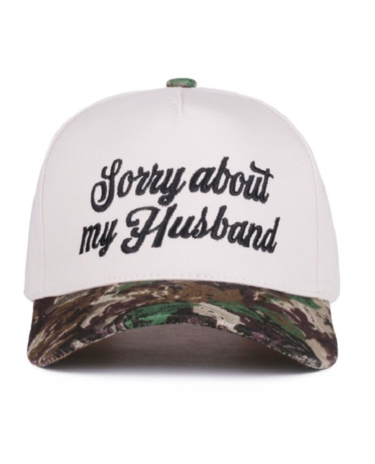 Sorry About My Husband Canvas Hat