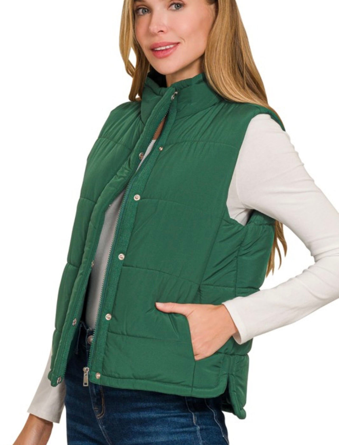 Sleeveless Quilted Vest