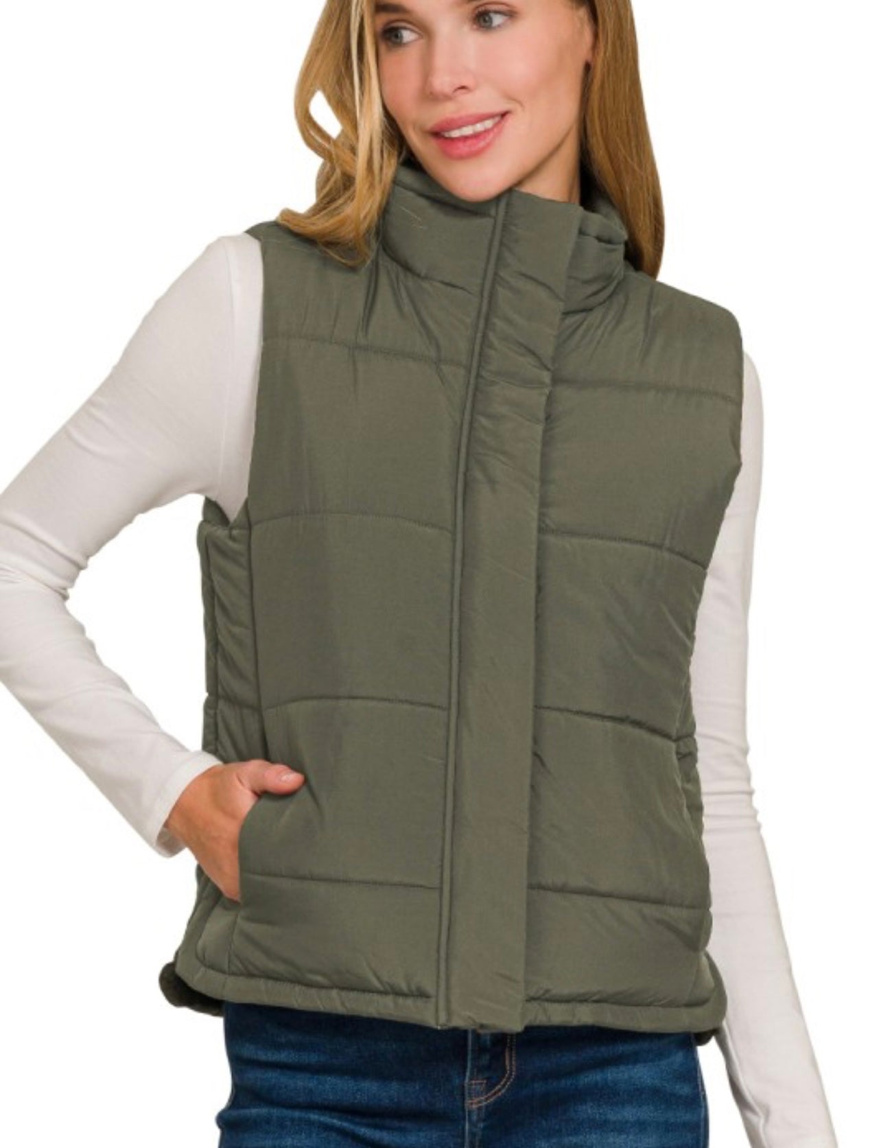 Sleeveless Quilted Vest