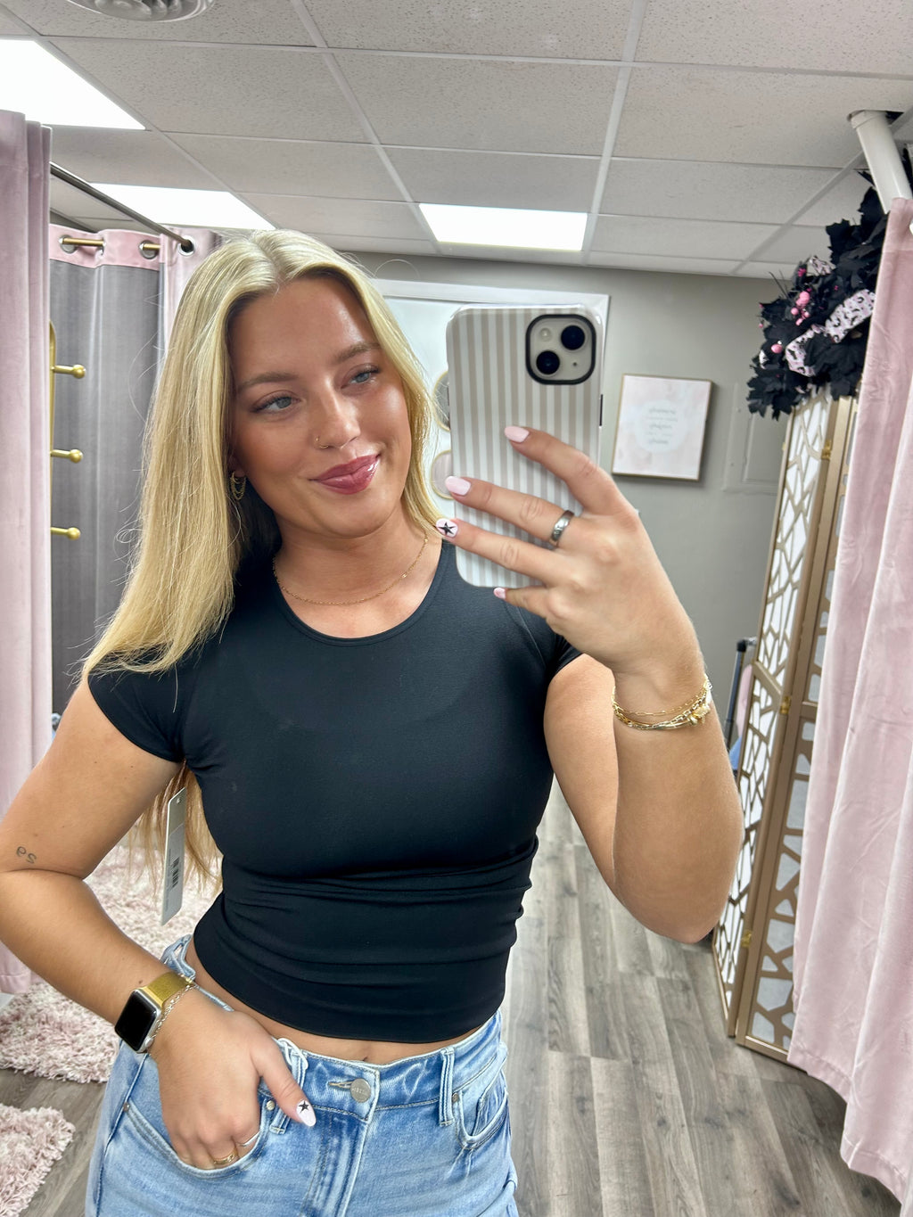 Seamless Crew Neck Short Sleeve