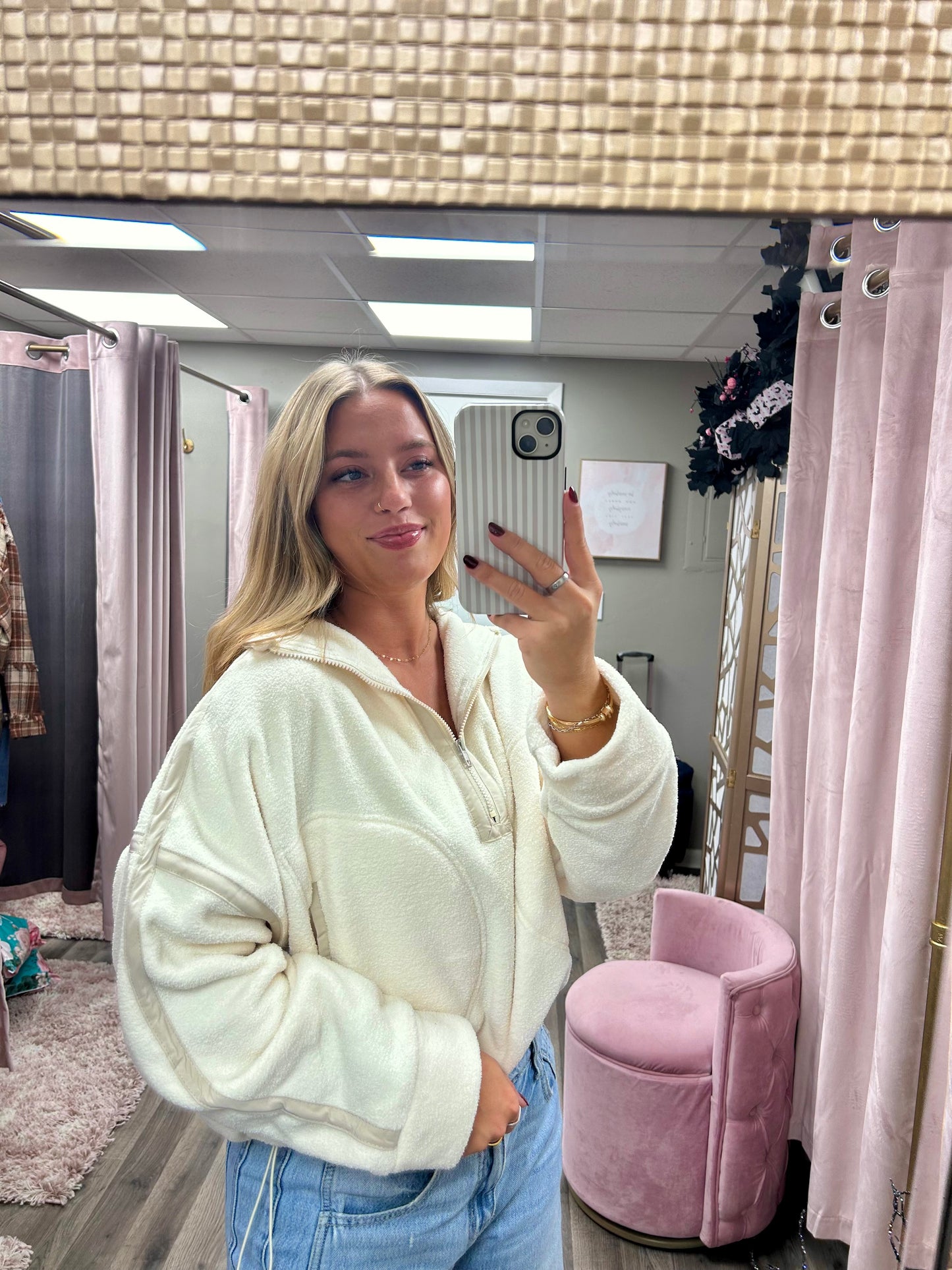 Fleece Half Zip Pullover
