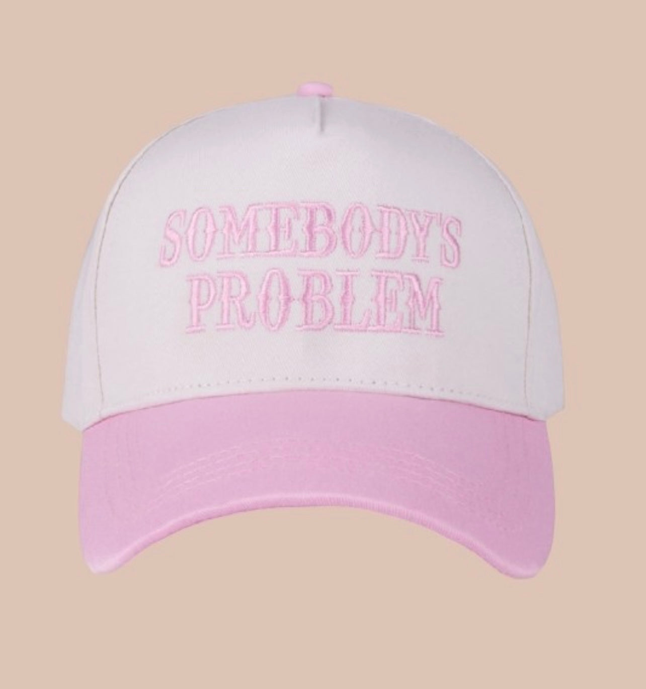 Somebody’s Problem Two Tone Canvas Hat