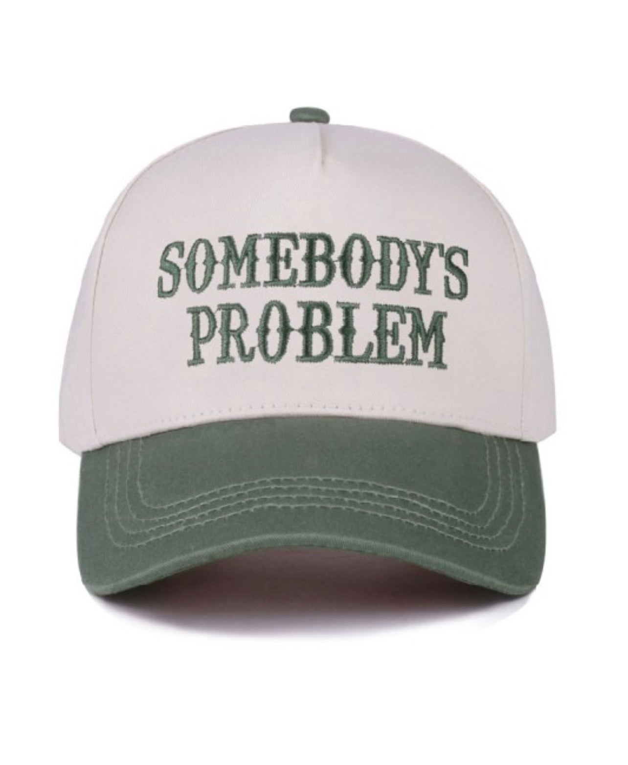 Somebody’s Problem Two Tone Canvas Hat