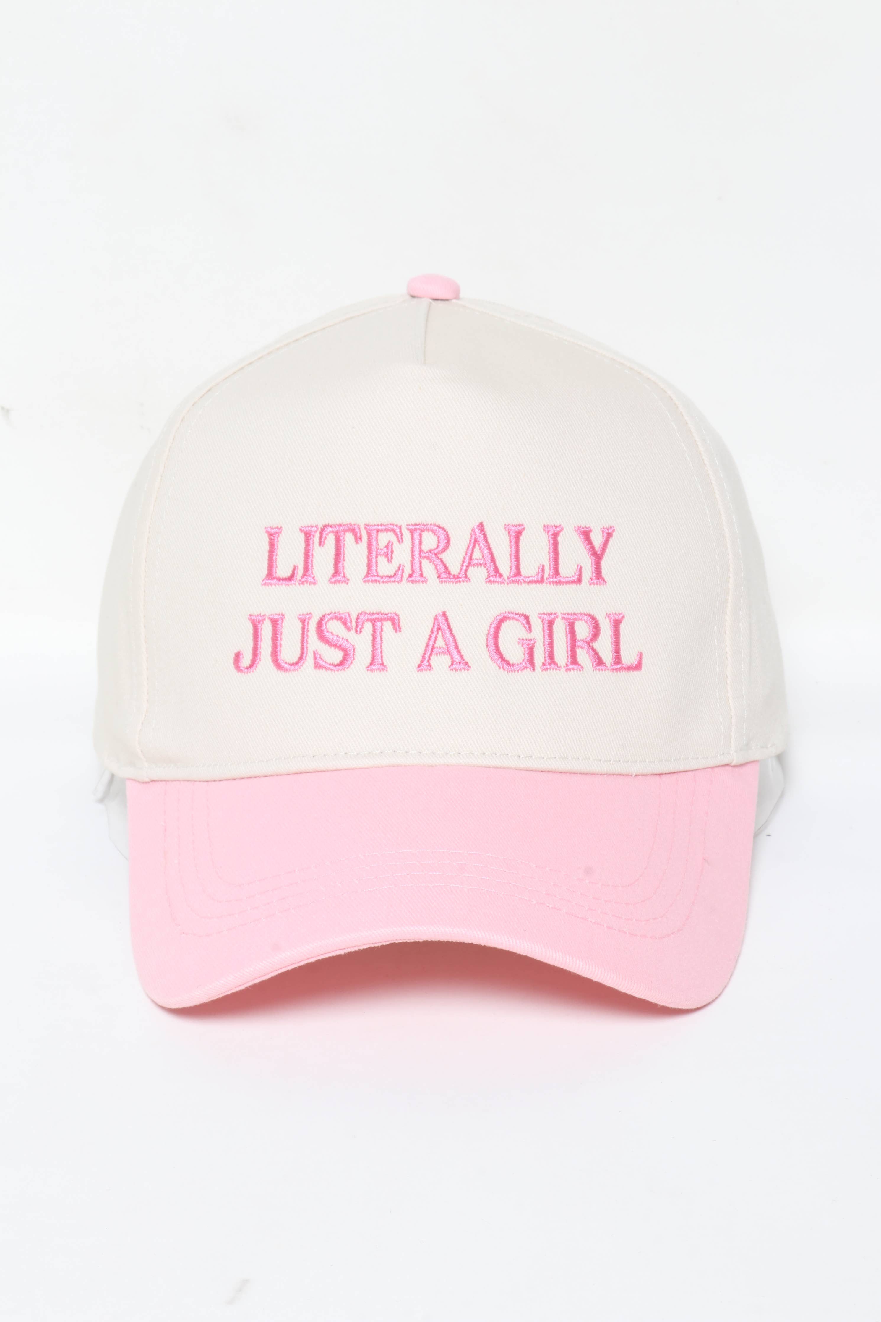 Literally Just A Girl Two Tone Hat