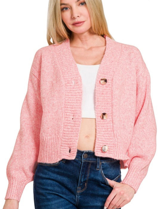 Button Front Sweater Cardigan