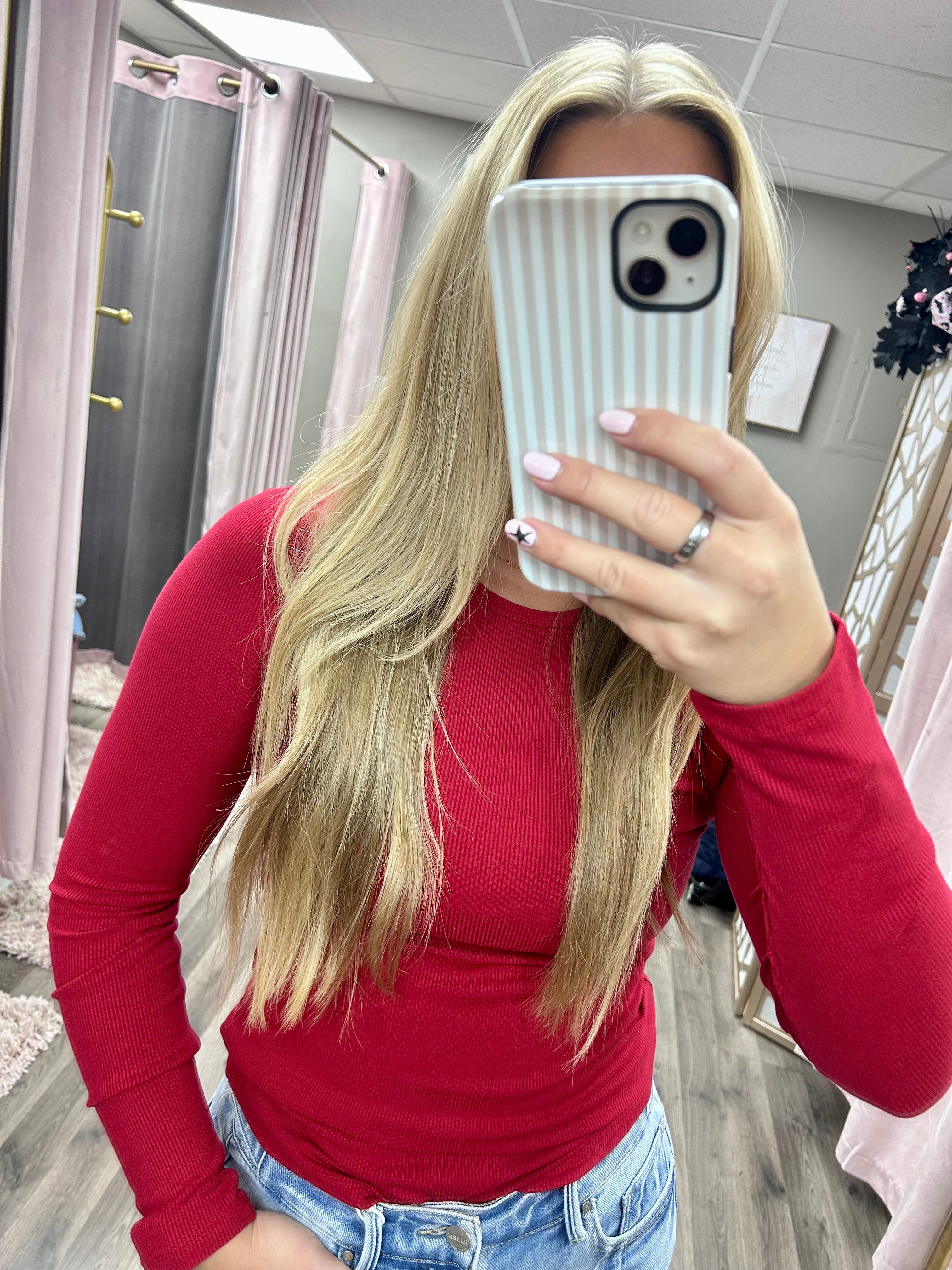 Comfort Ribbed Long Sleeve