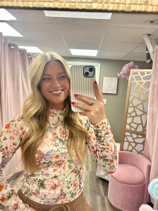 Bloom Floral Mesh Top