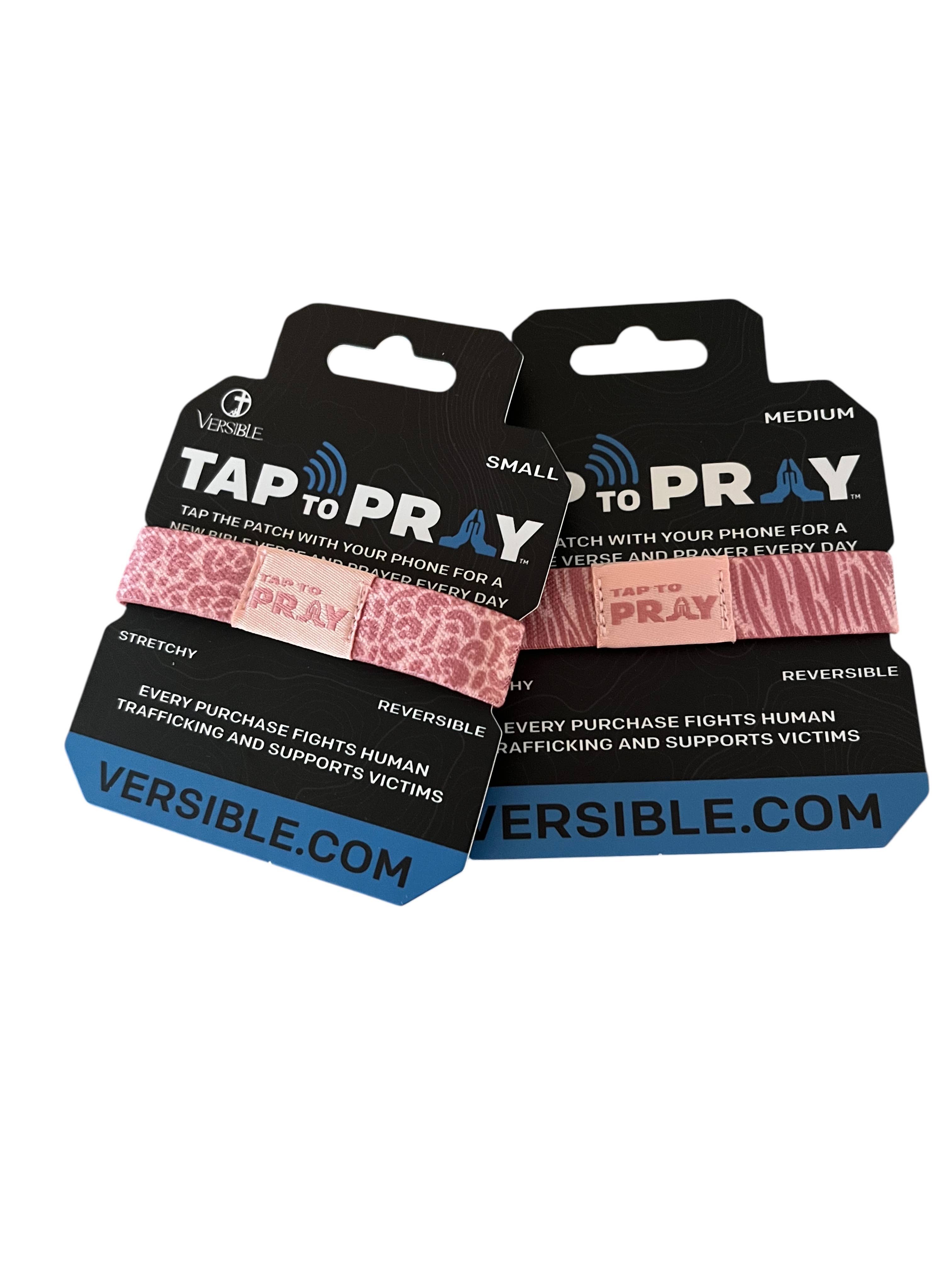 Tap To Pray™ Wristbands - Safari Rose