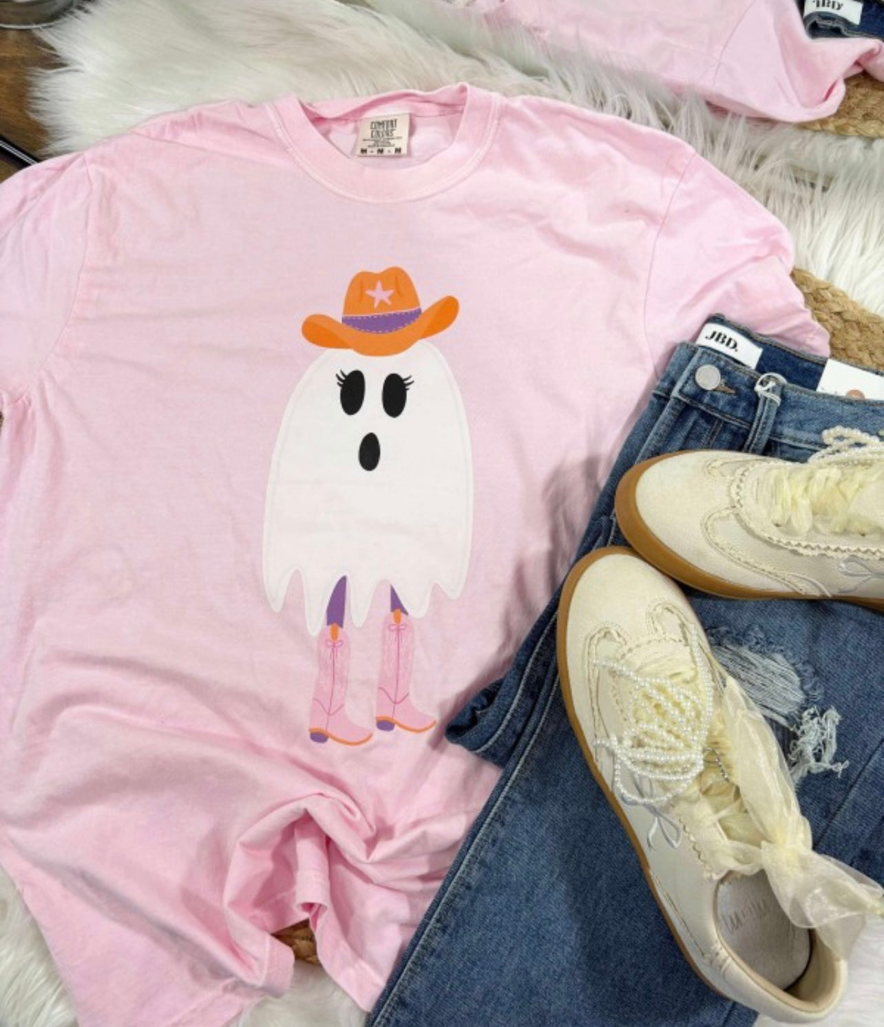 Cowgirl ghost tee