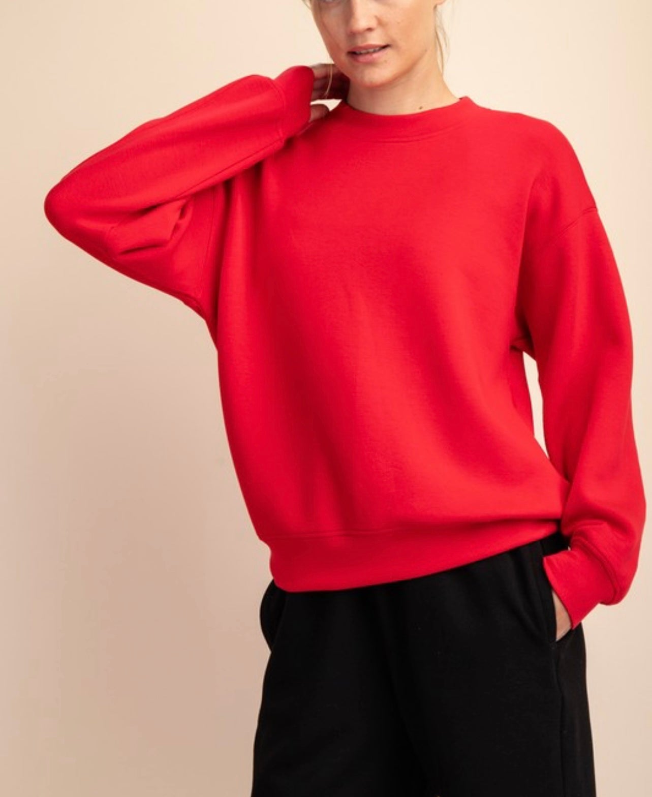 Poly Mockneck Pullover