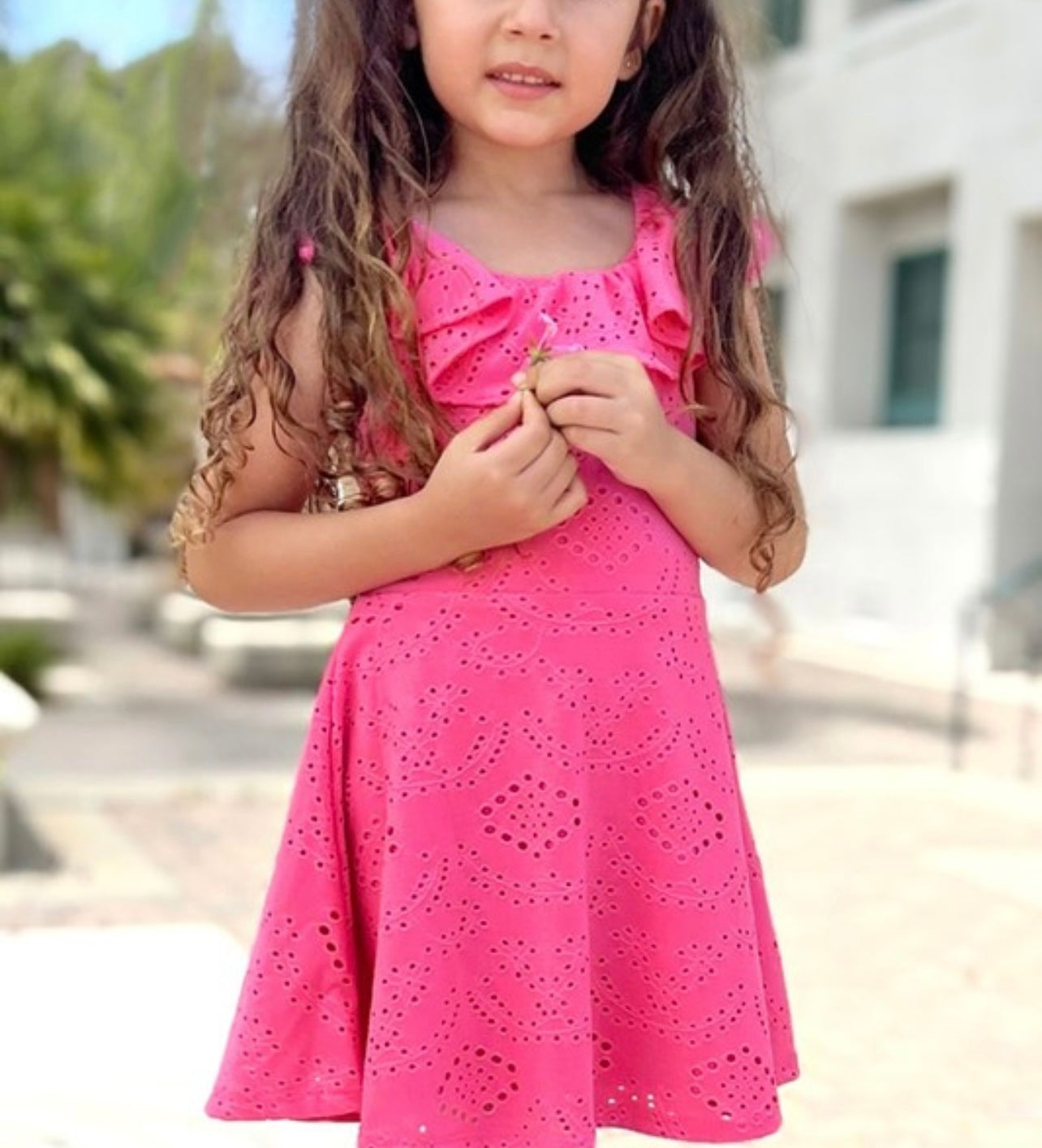 Kids Eyelet Dress