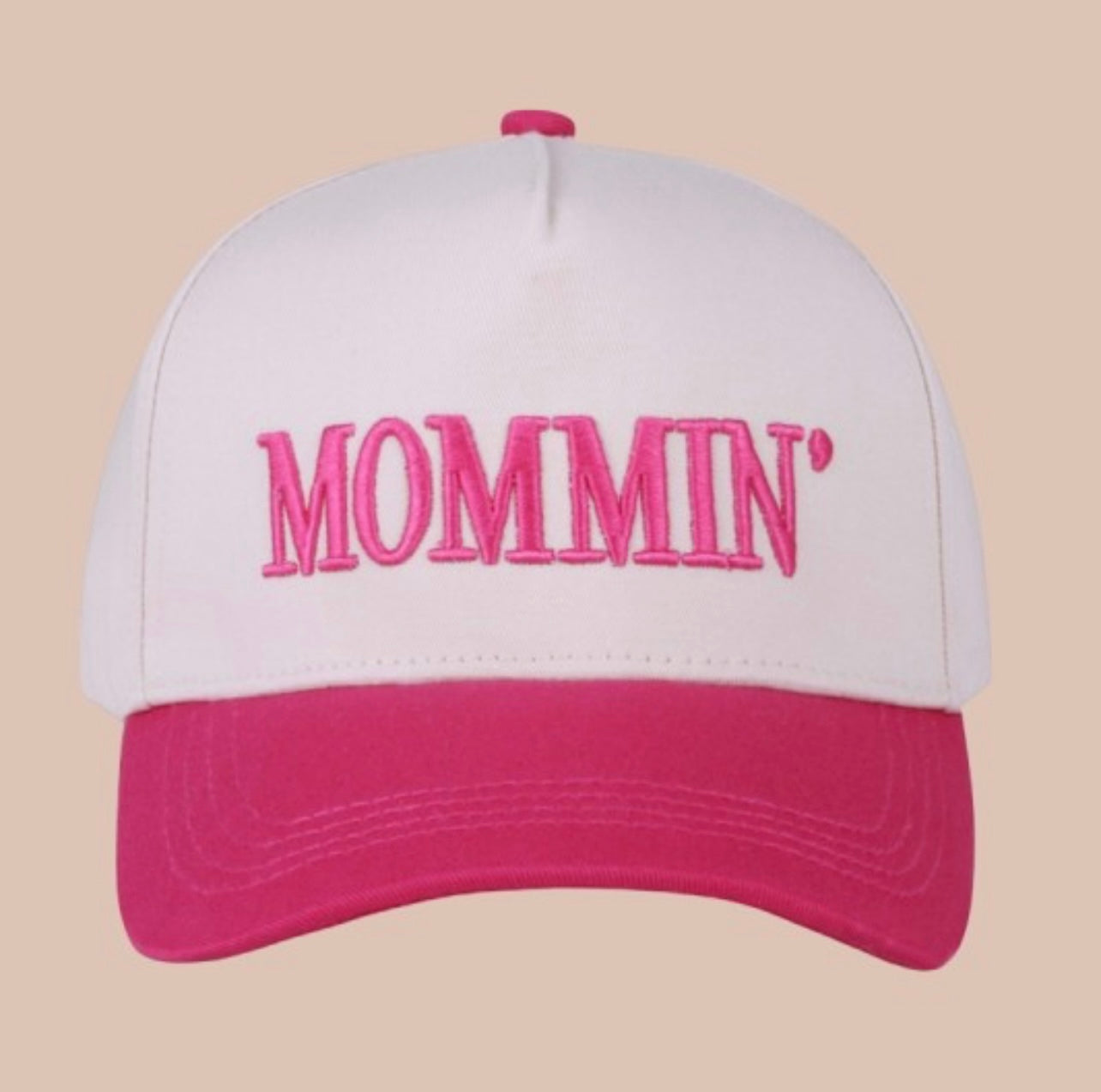 Mommin’ Two Tone Canvas Hat