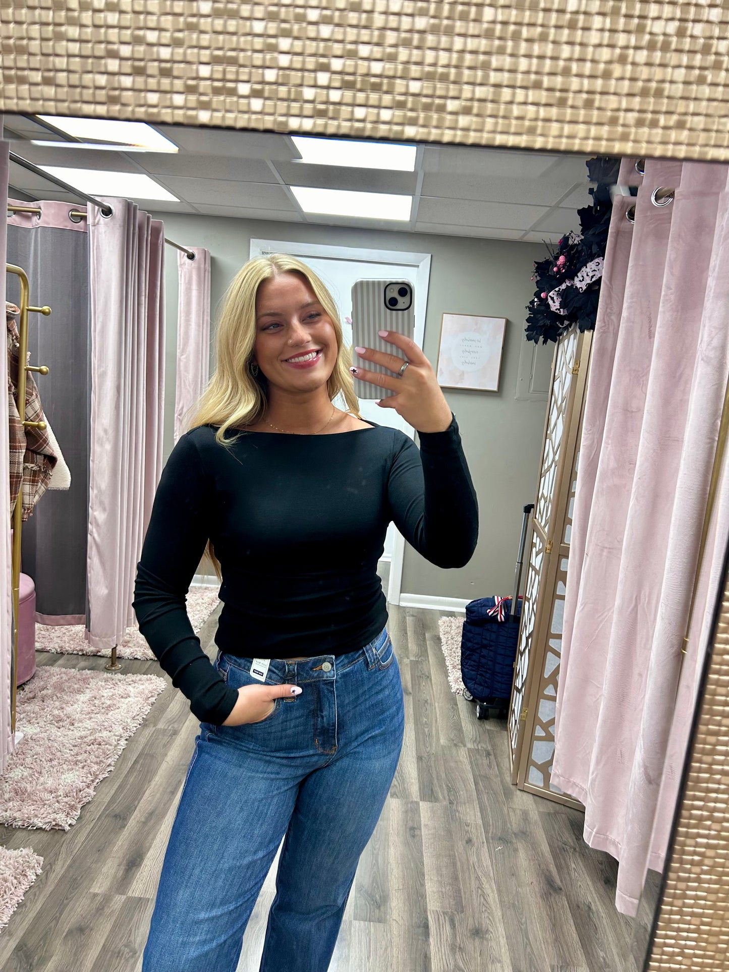 Ultra Soft Boat Neck Knit Top