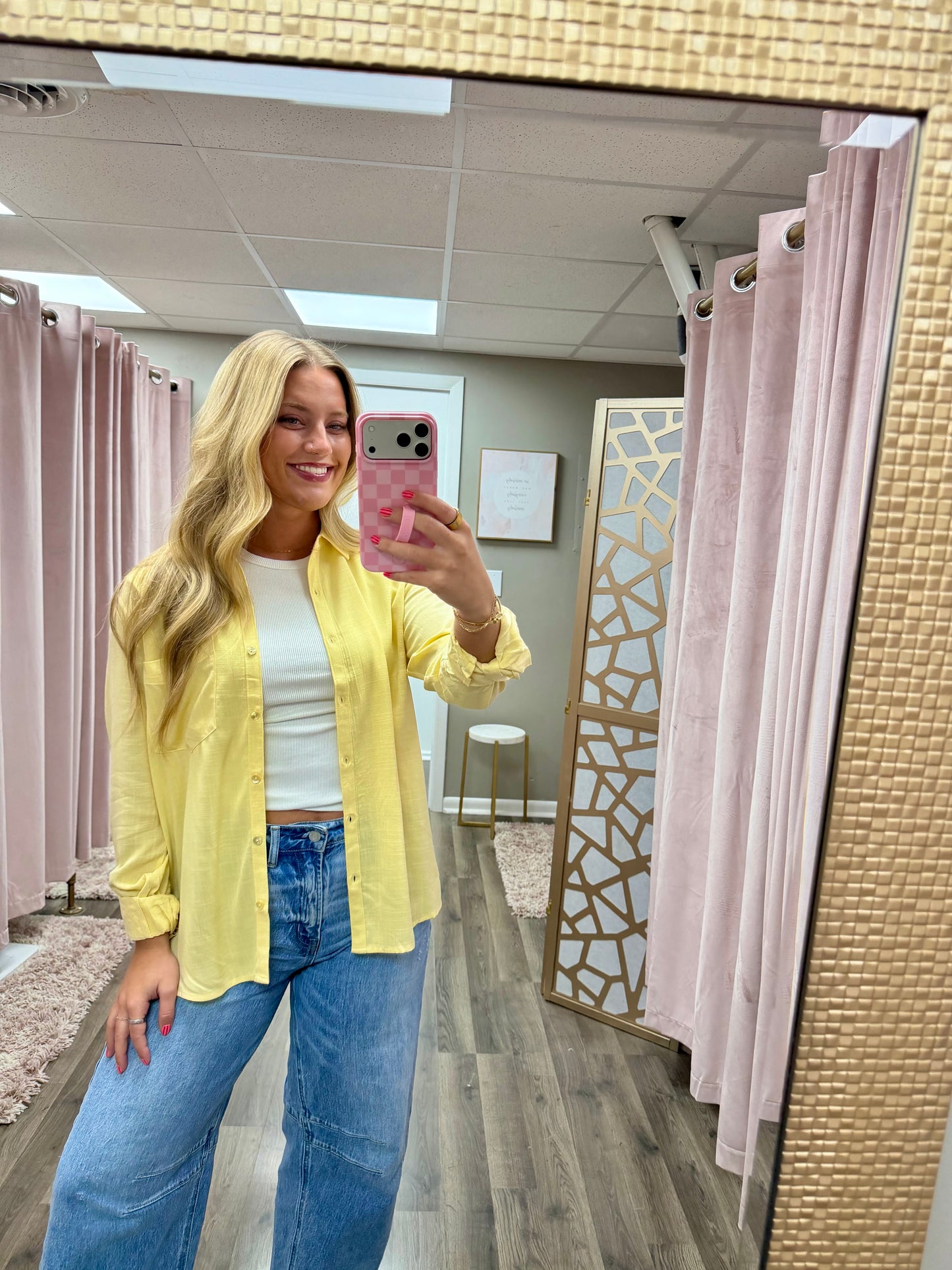 Long Sleeve Lightweight Button Down