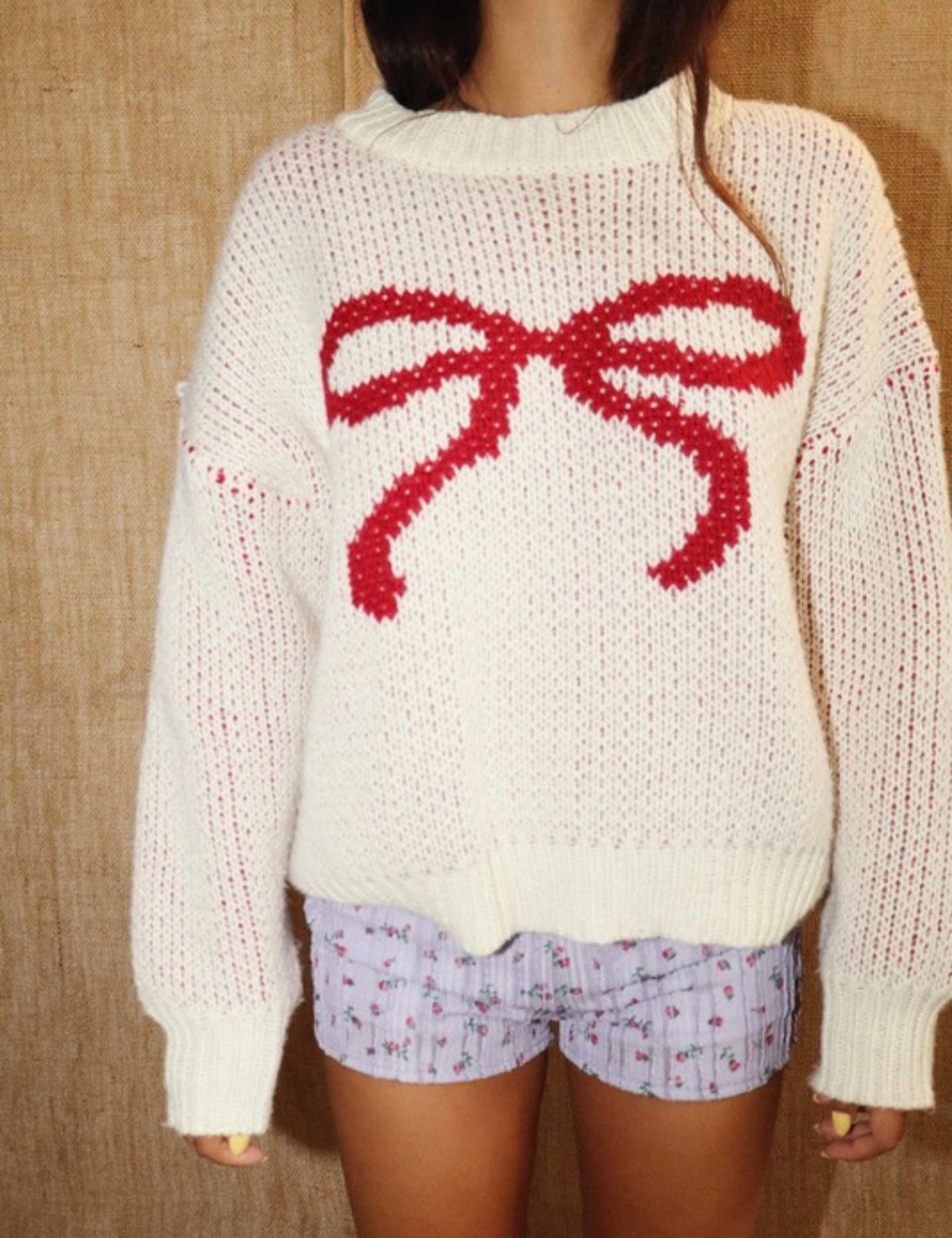 Bow Pullover Sweater