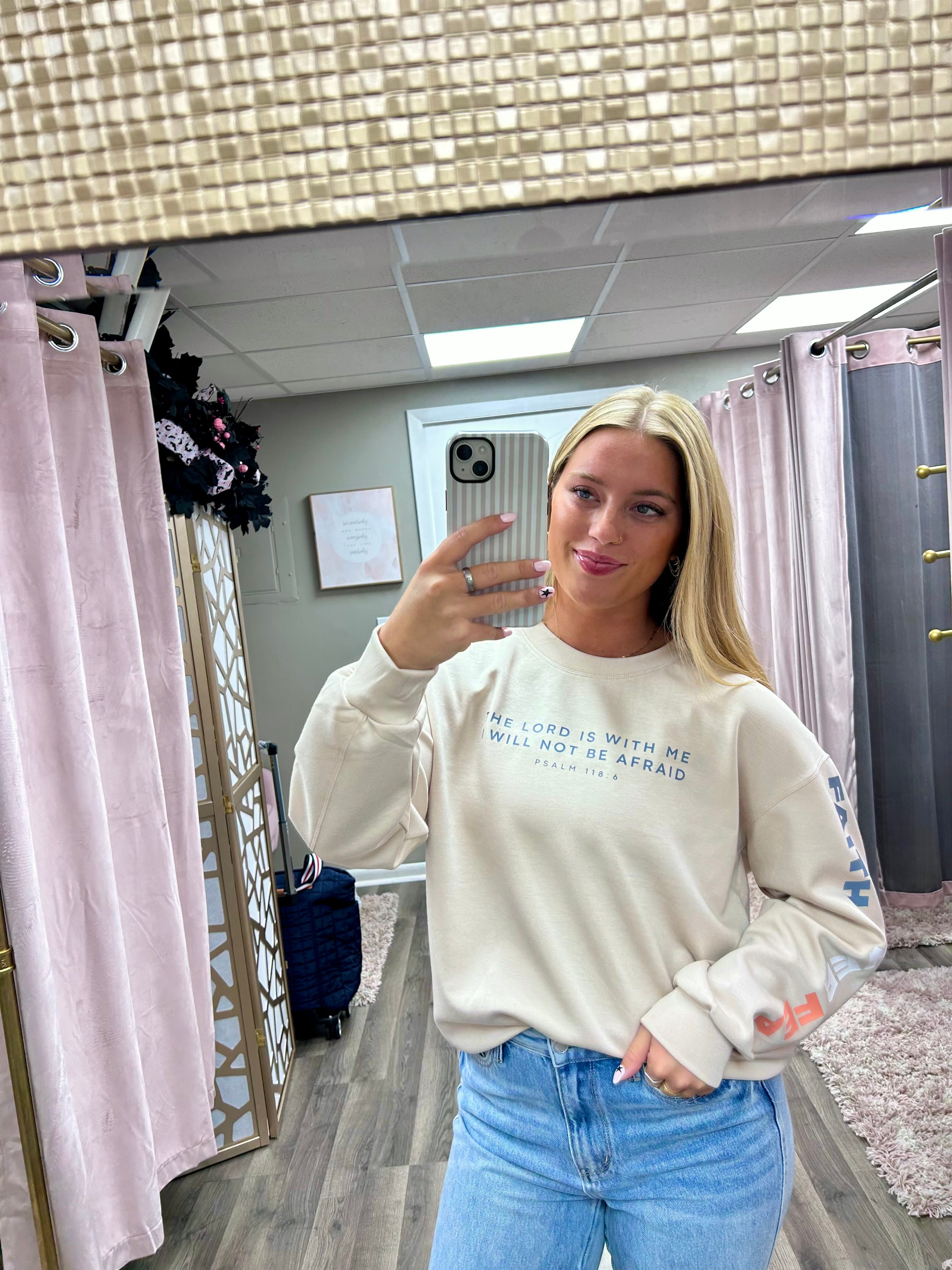 “Faith Over Fear” Ultra Comfy Crewneck
