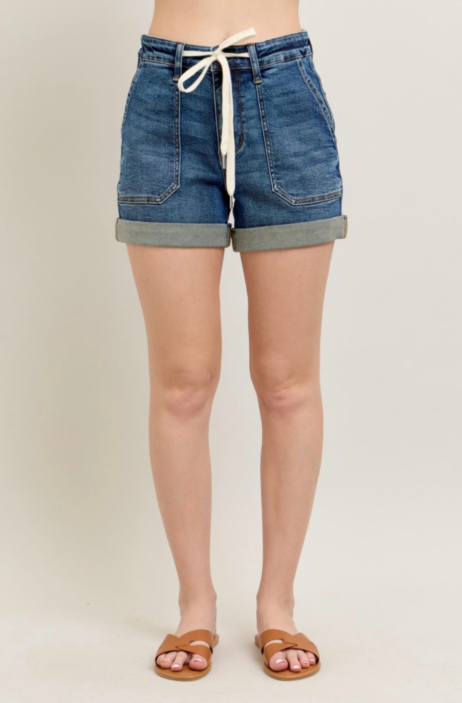 Judy Blue Cuff Jogger Shorts
