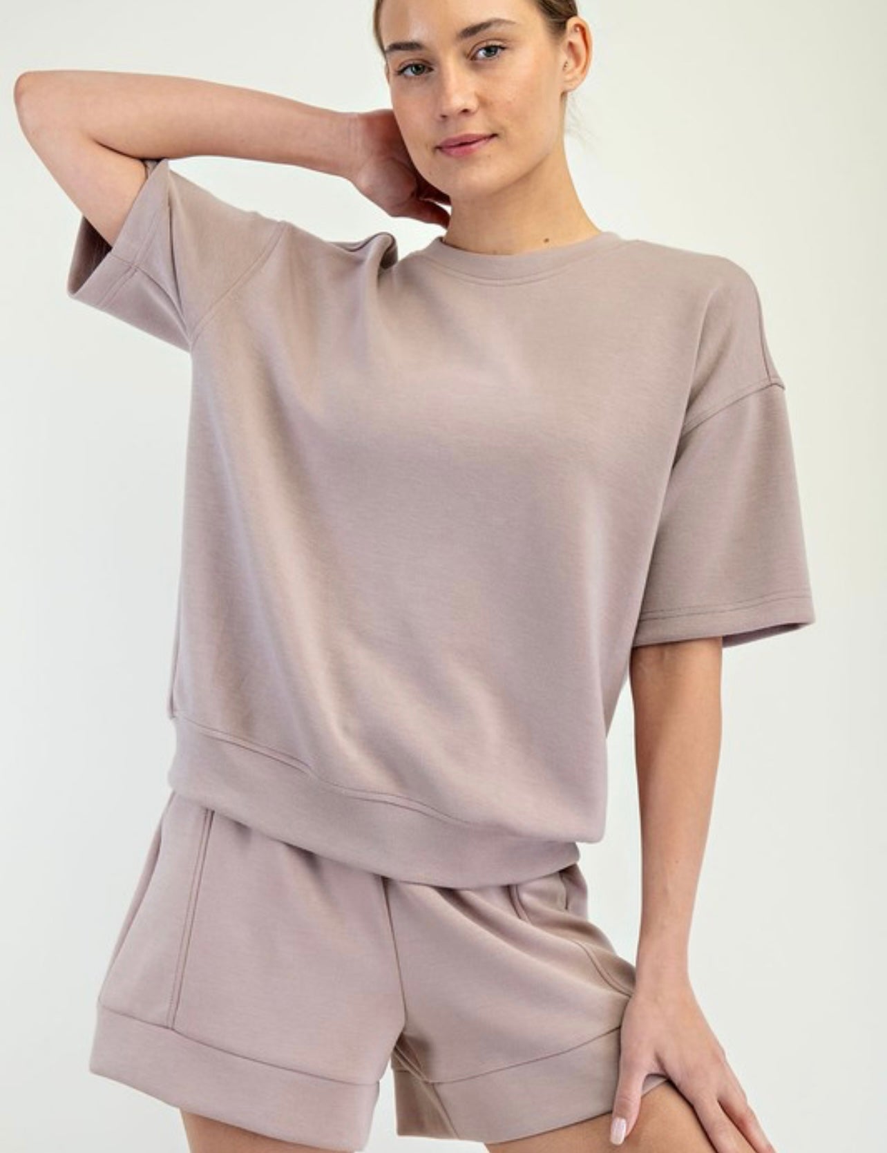 Poly Short Sleeve Top