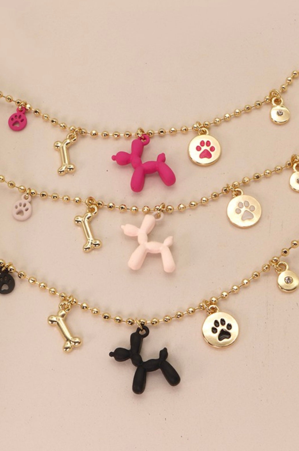 Pup Paw Charm Necklace