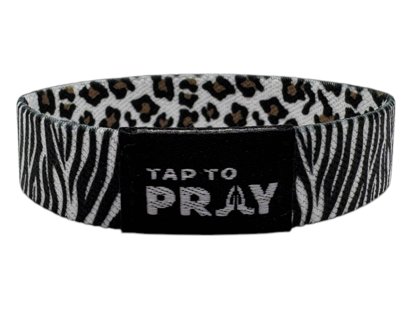 Tap To Pray™ Wristbands - Safari Zebra