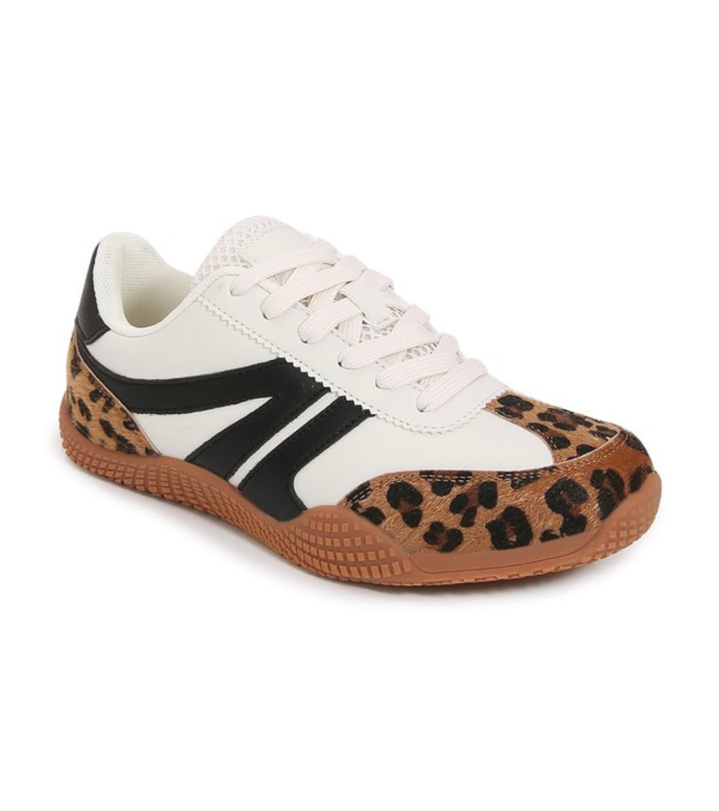 Multi Color Leopard Sneakers