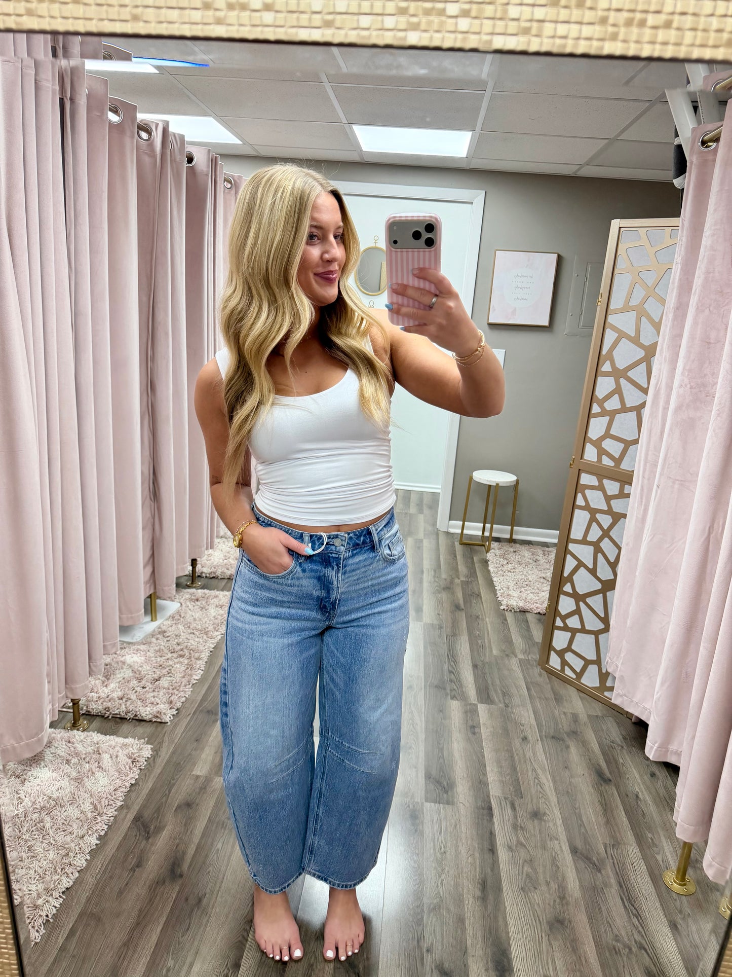 Vervet Super High Rise Horseshoe Jean
