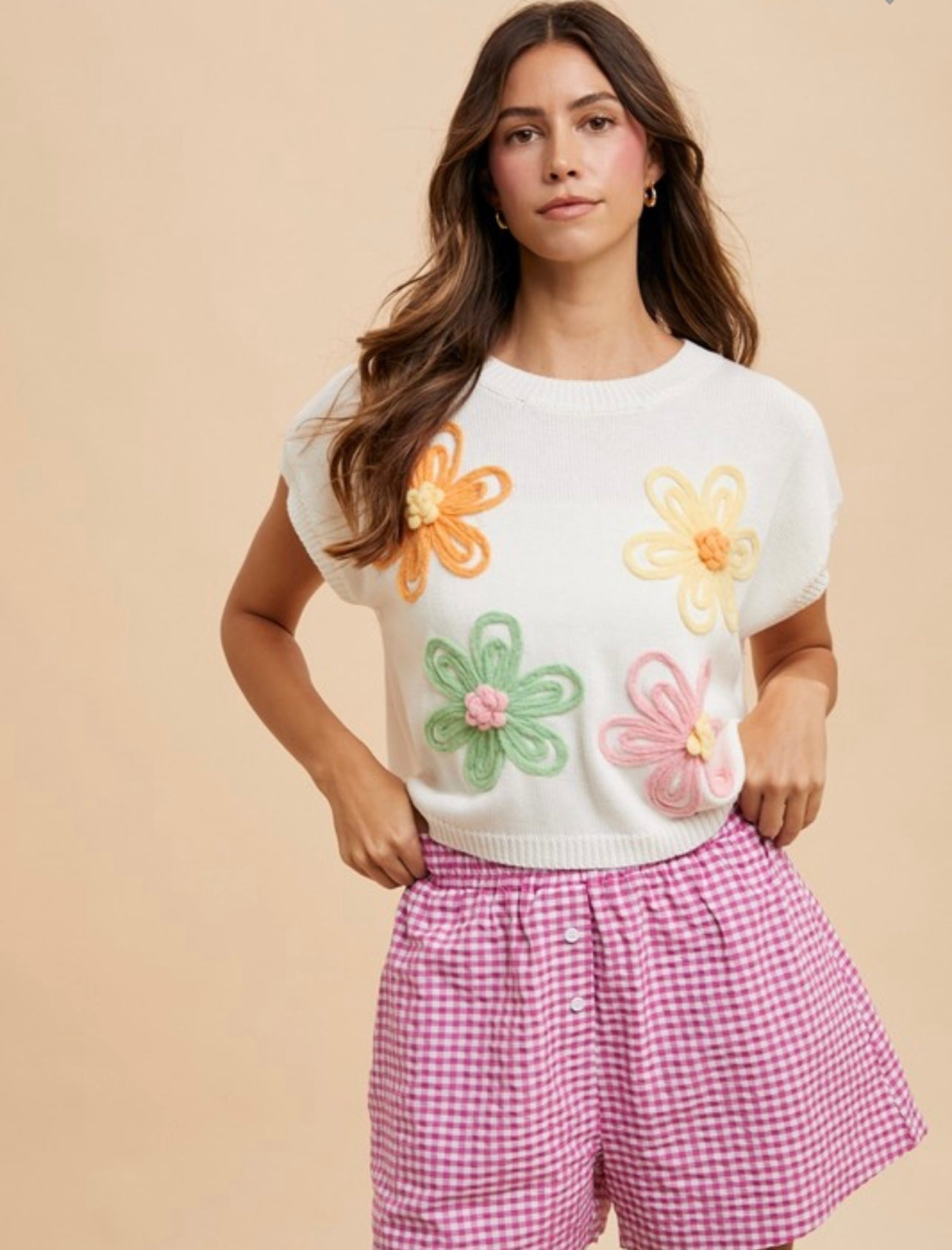 Gingham Check Woven Shorts